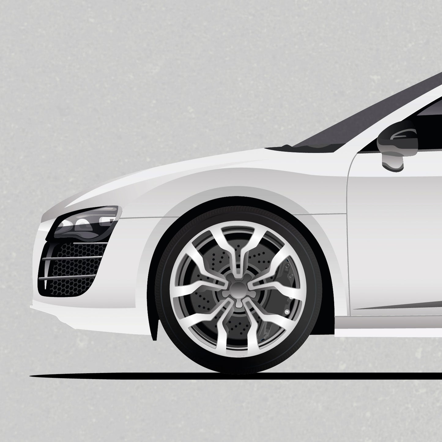Audi R8 Evolution Poster (Unframed)