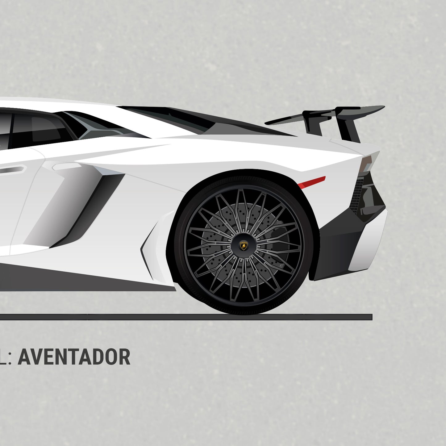 Lamborghini Poster (Unframed)