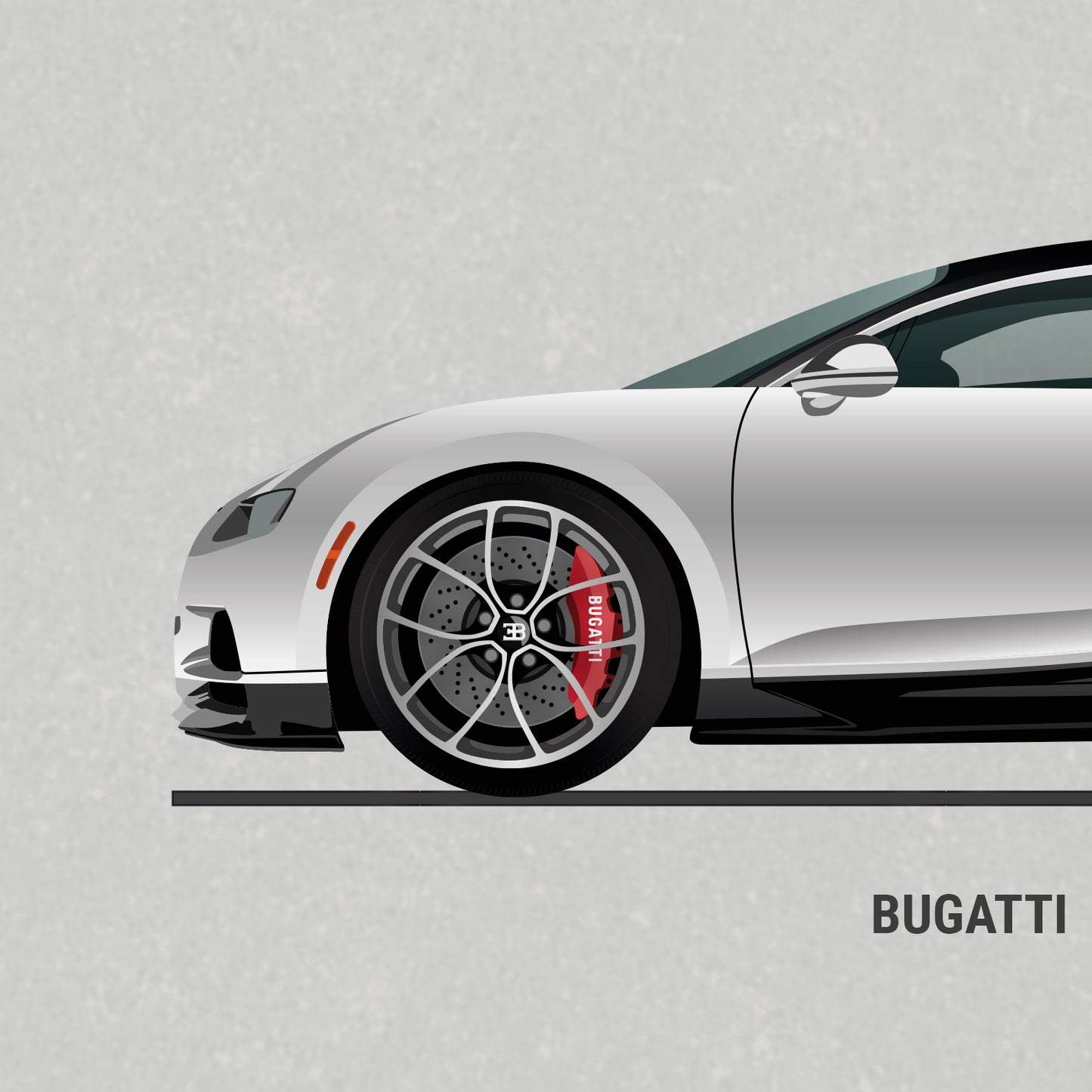 Bugatti Evolution Poster (Unframed)