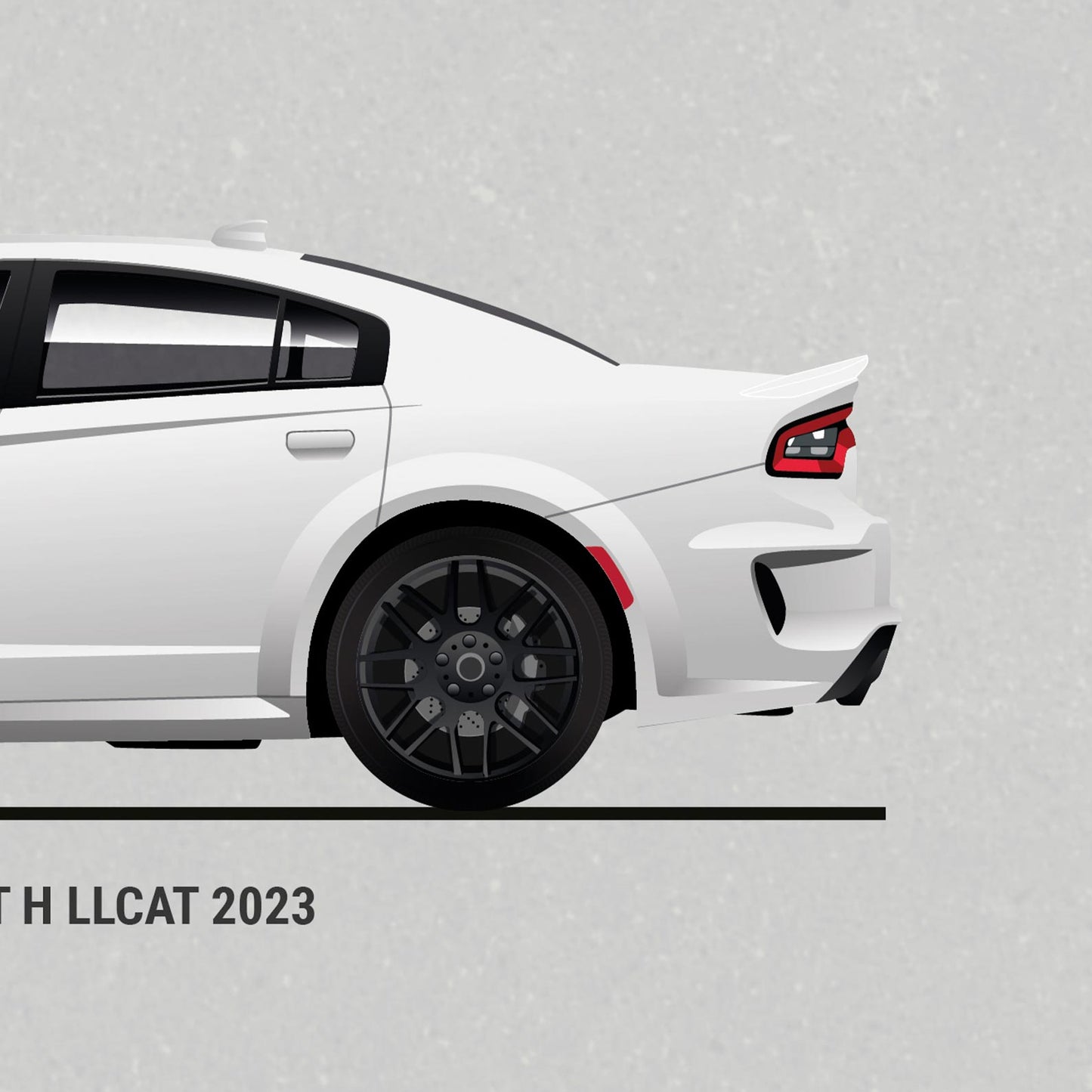 Dodge Charger Evolution Poster (Unframed)