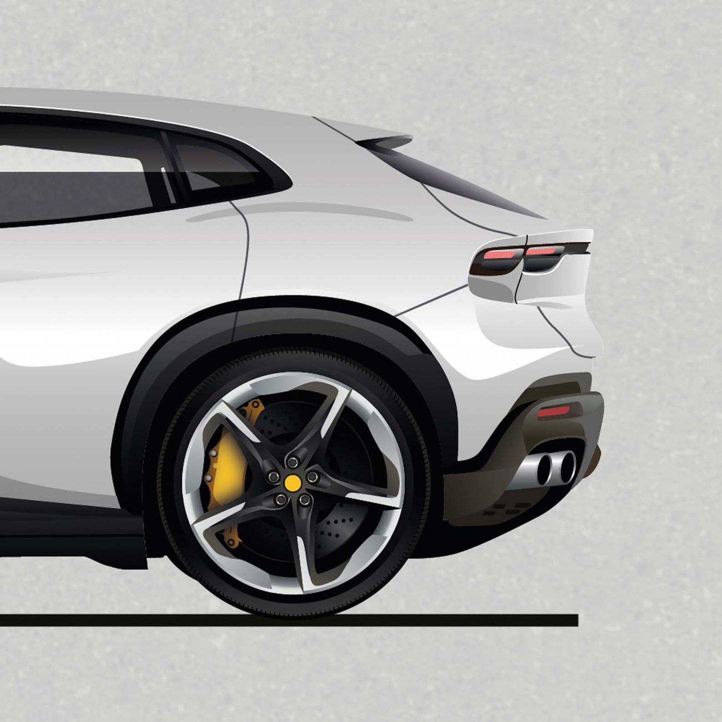 SUV 4x4 Car Print (Unframed)