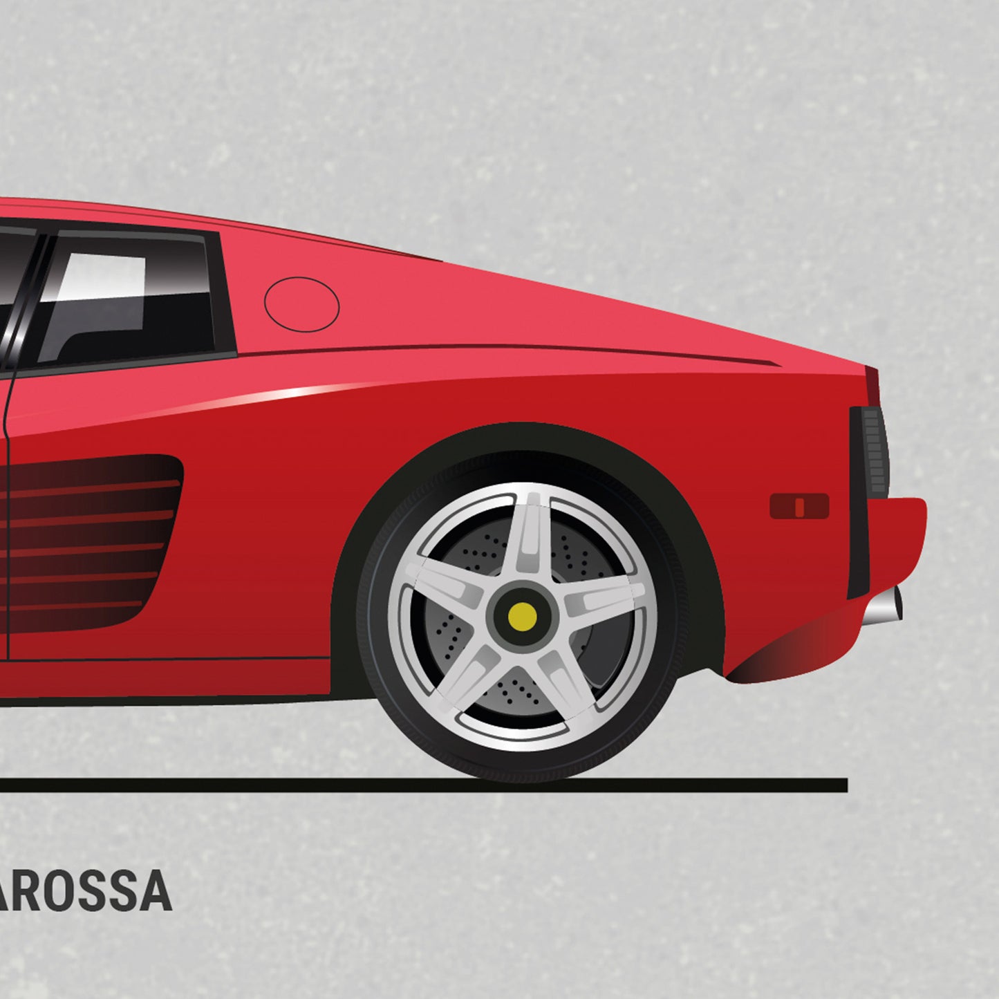 Ferrari Evolution Print (Unframed)