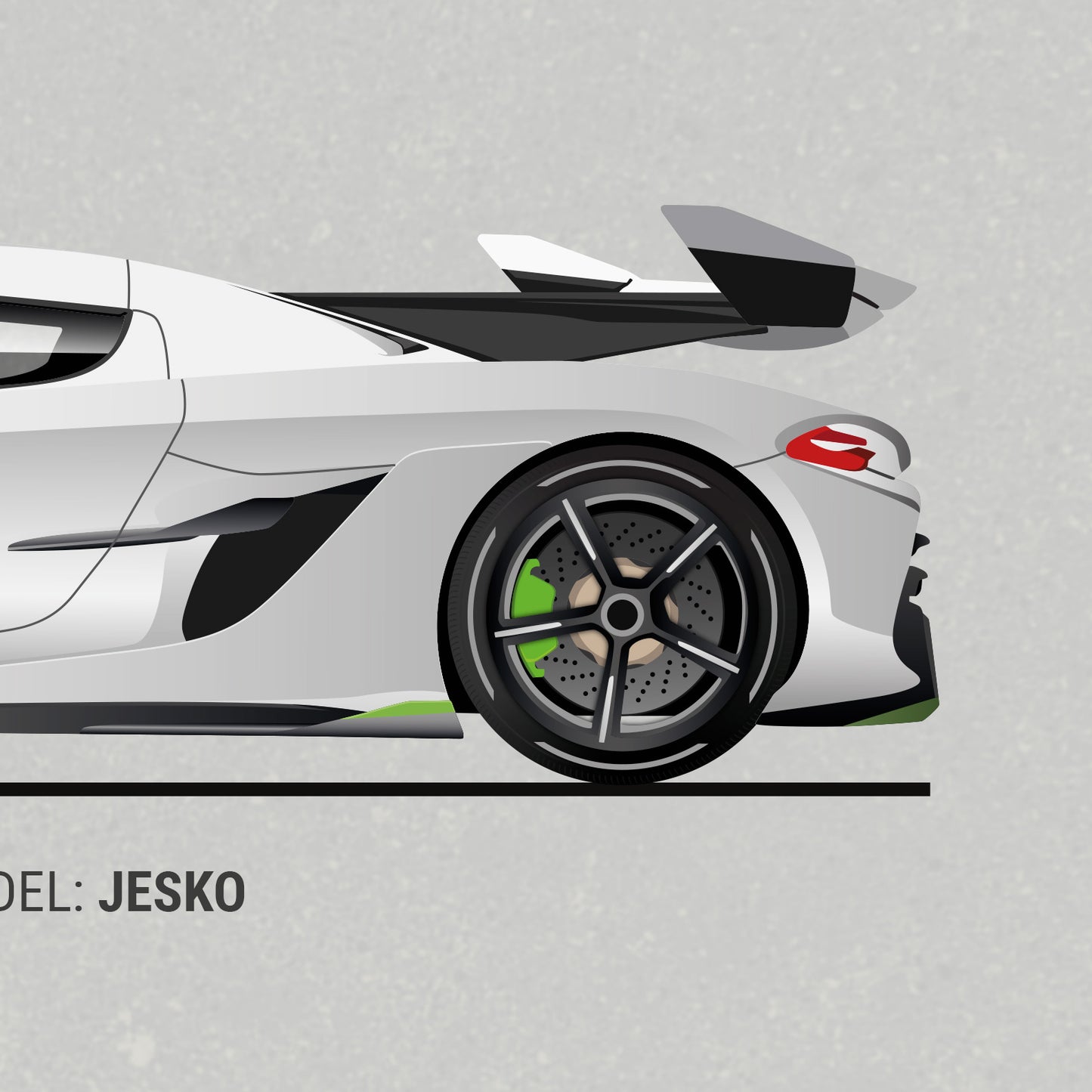 Super Cars Print (Unframed)