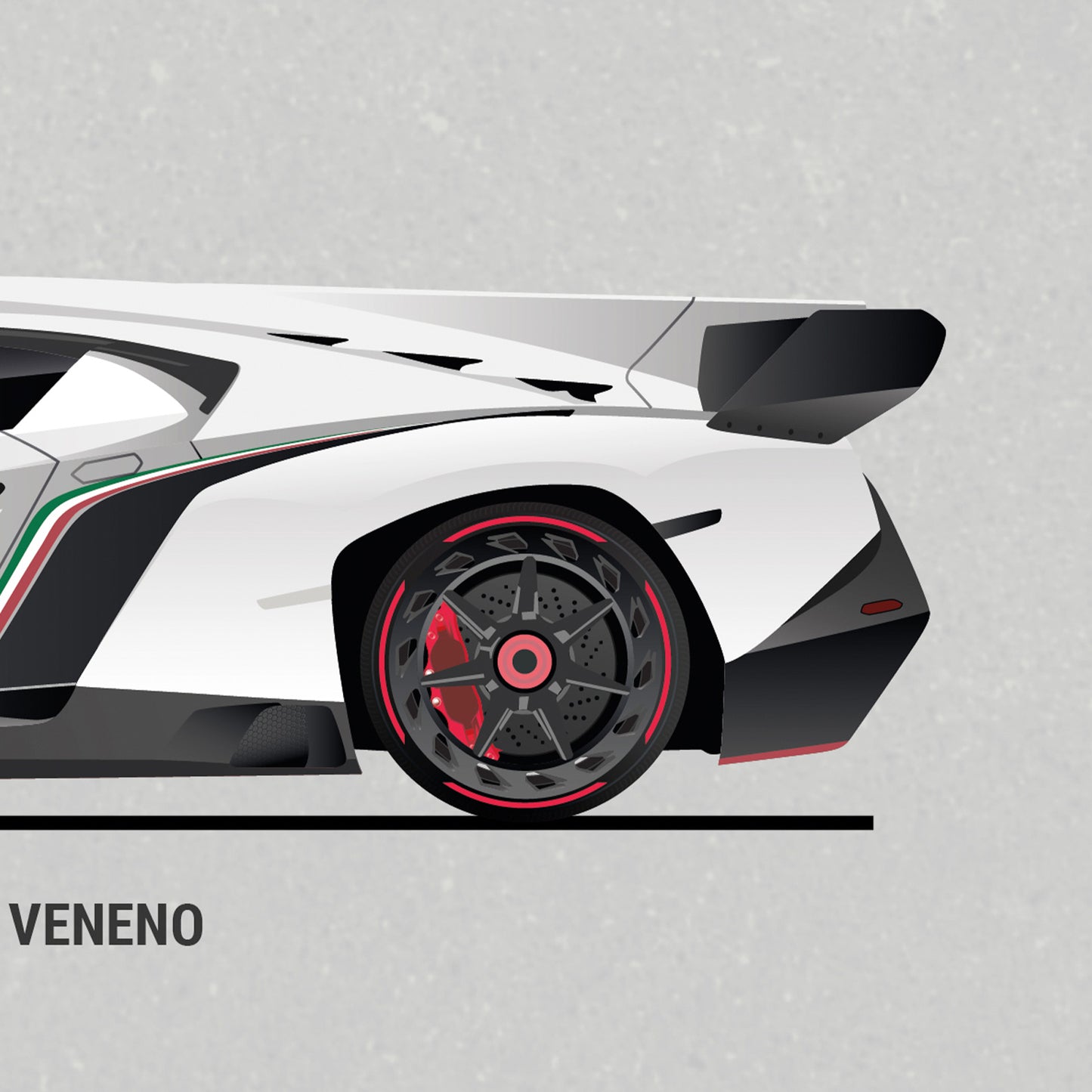 Lamborghini Evolution Poster (Unframed)