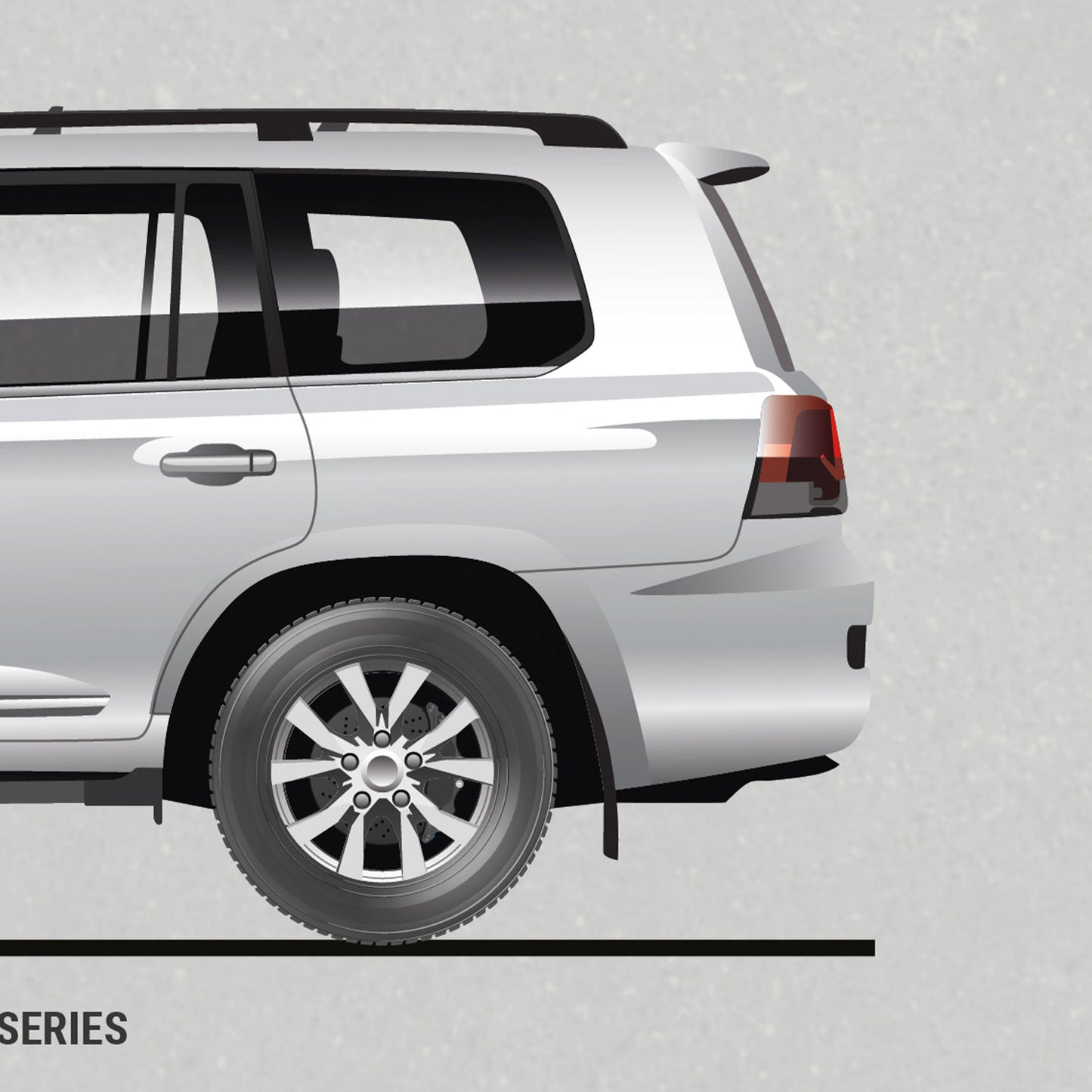 Toyota Land Cruiser Evolution Poster (Unframed)