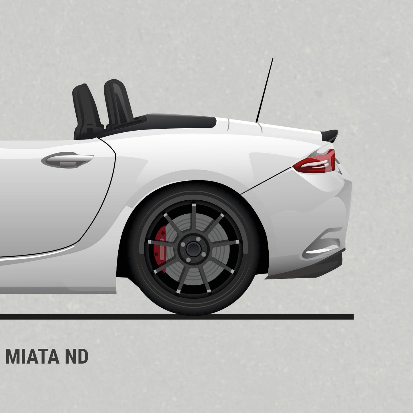 Mazda MX5 Evolution Poster (Unframed)