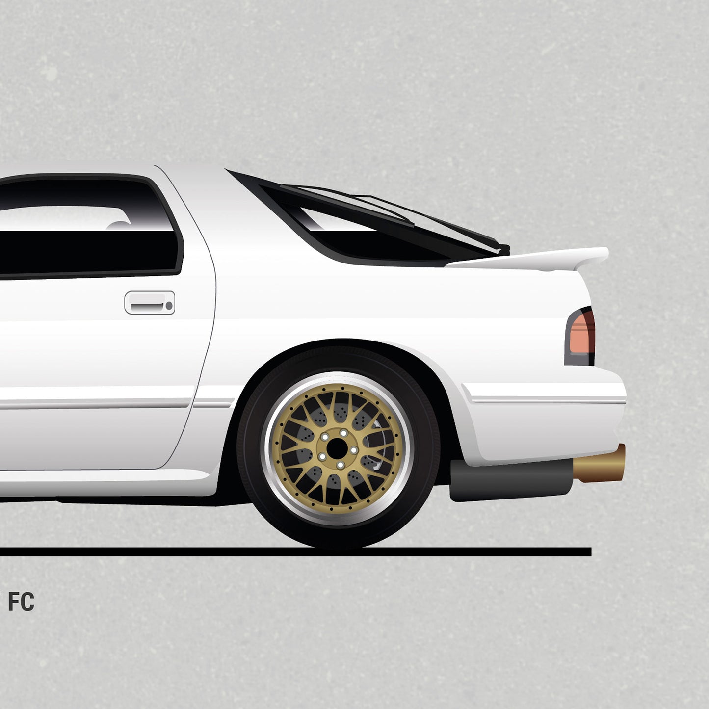 Mazda RX7 Evolution Poster (Unframed)