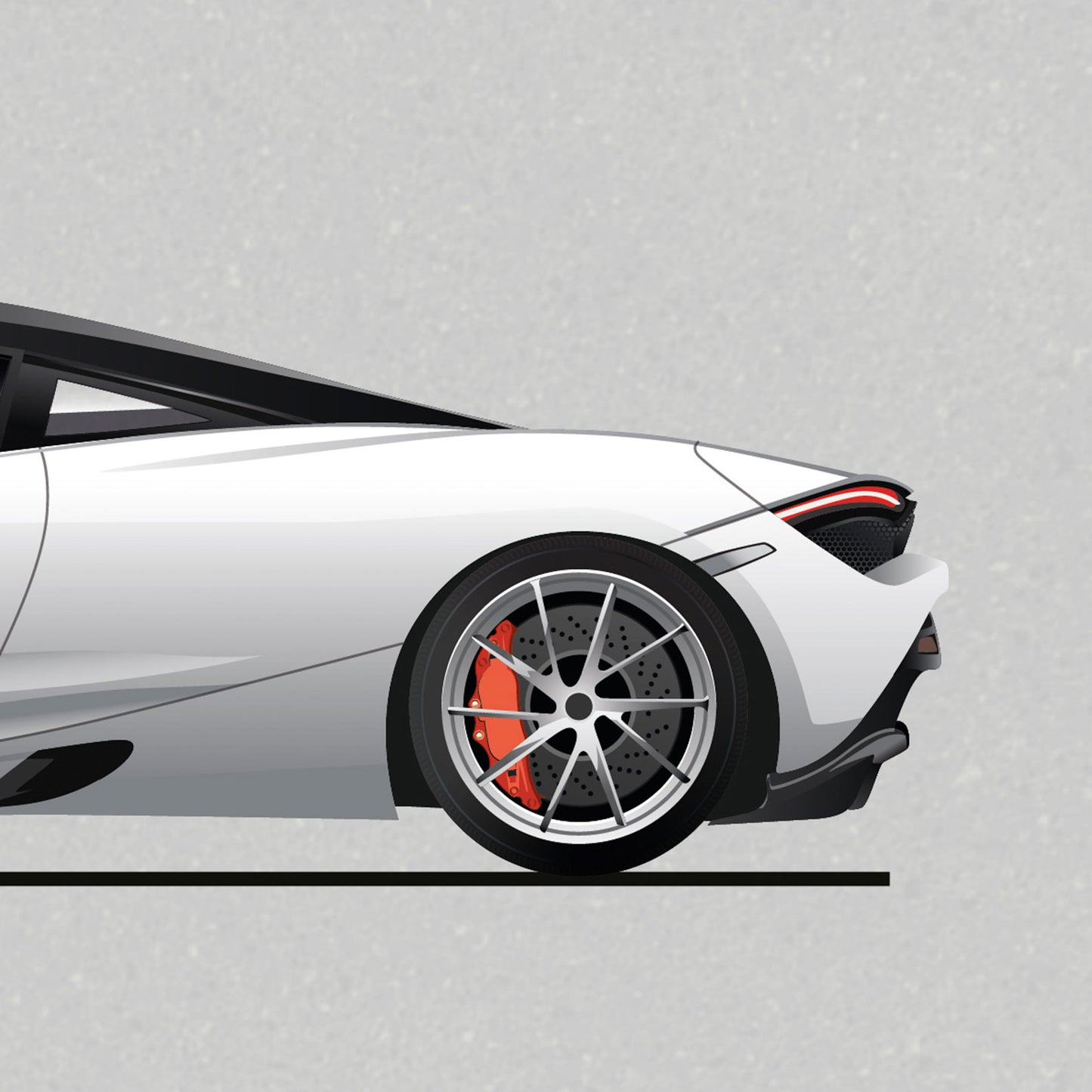 McLaren Car Poster (Unframed)