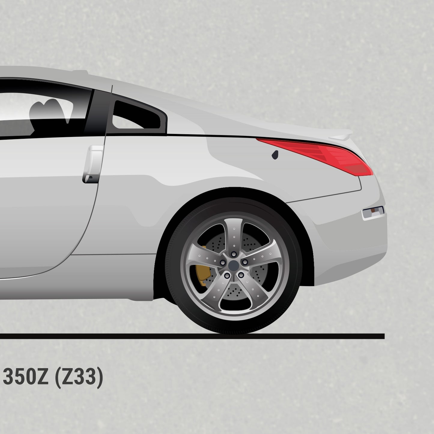 Nissan Z Evolution Poster (Unframed)