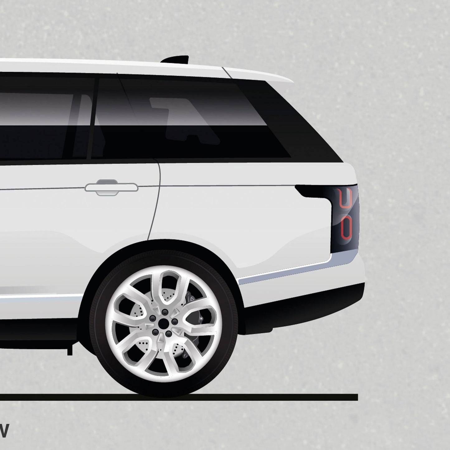 Range Rover Evolution Poster (Unframed)