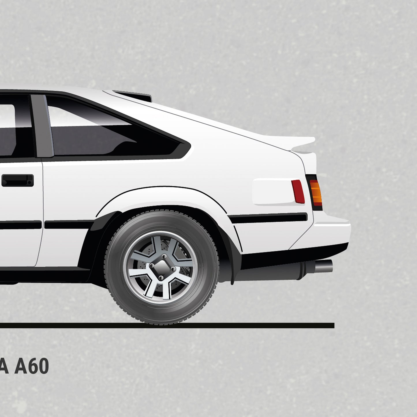 Toyota Supra Evolution Poster (Unframed)