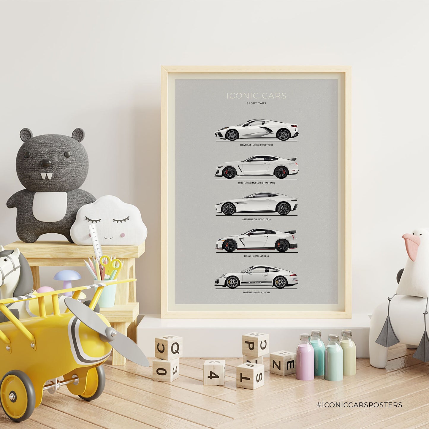 Sportcars Poster (Unframed)