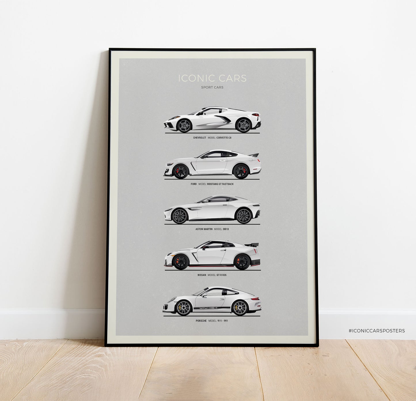 Sportcars Poster (Unframed)