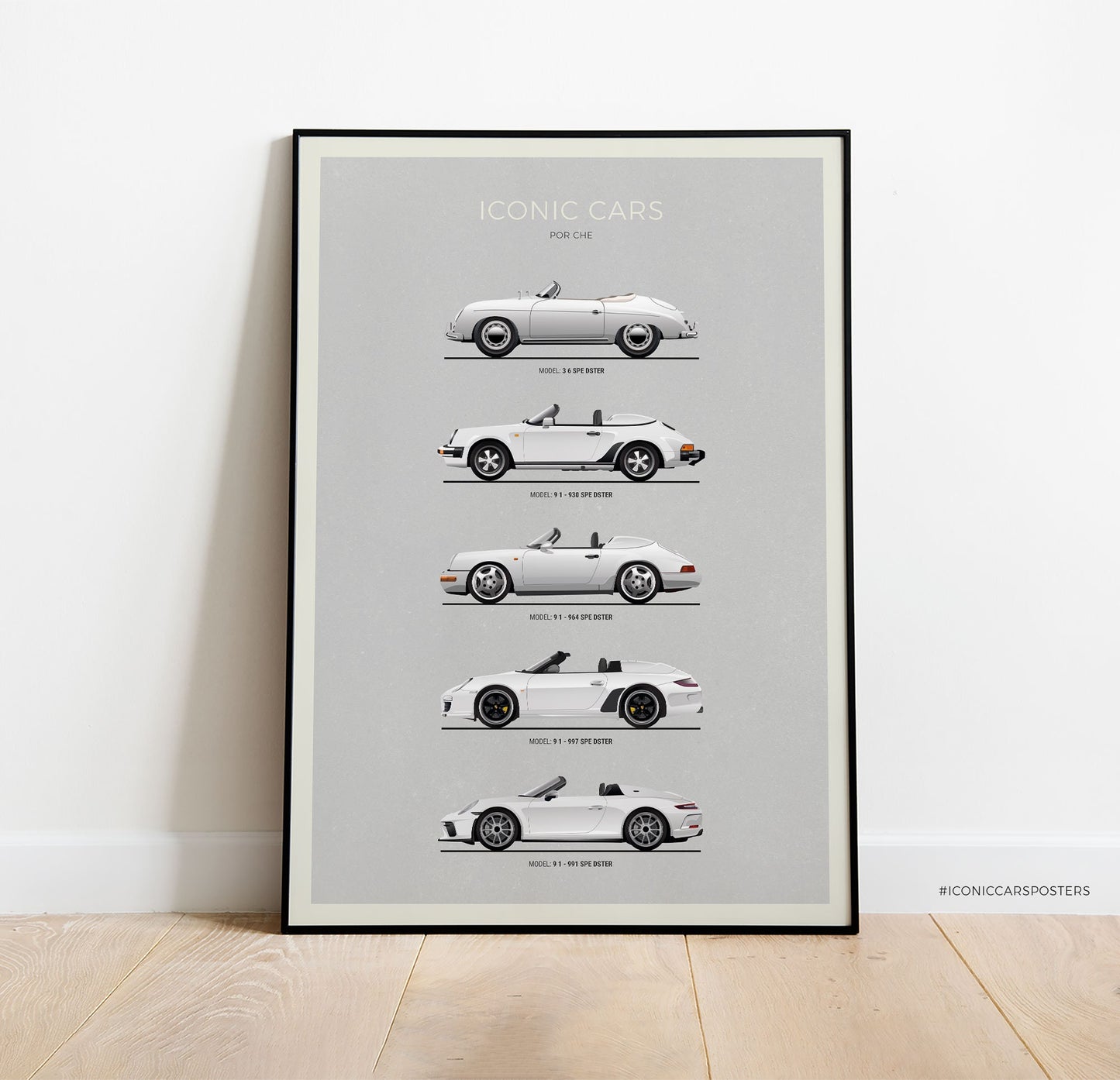 Porsche Speedster Evolution Poster (Unframed)
