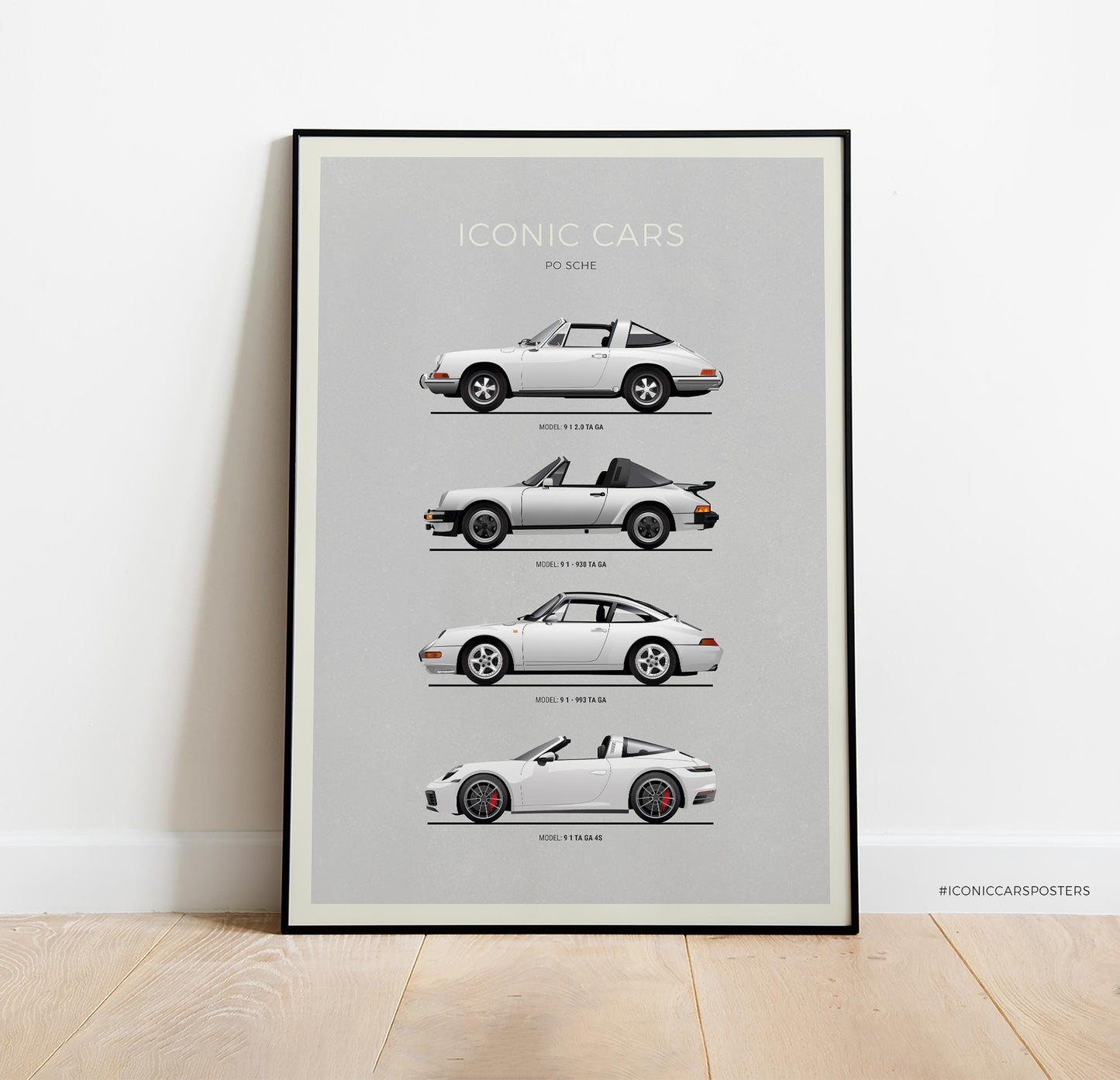 Porsche Targa Evolution Poster (Unframed)