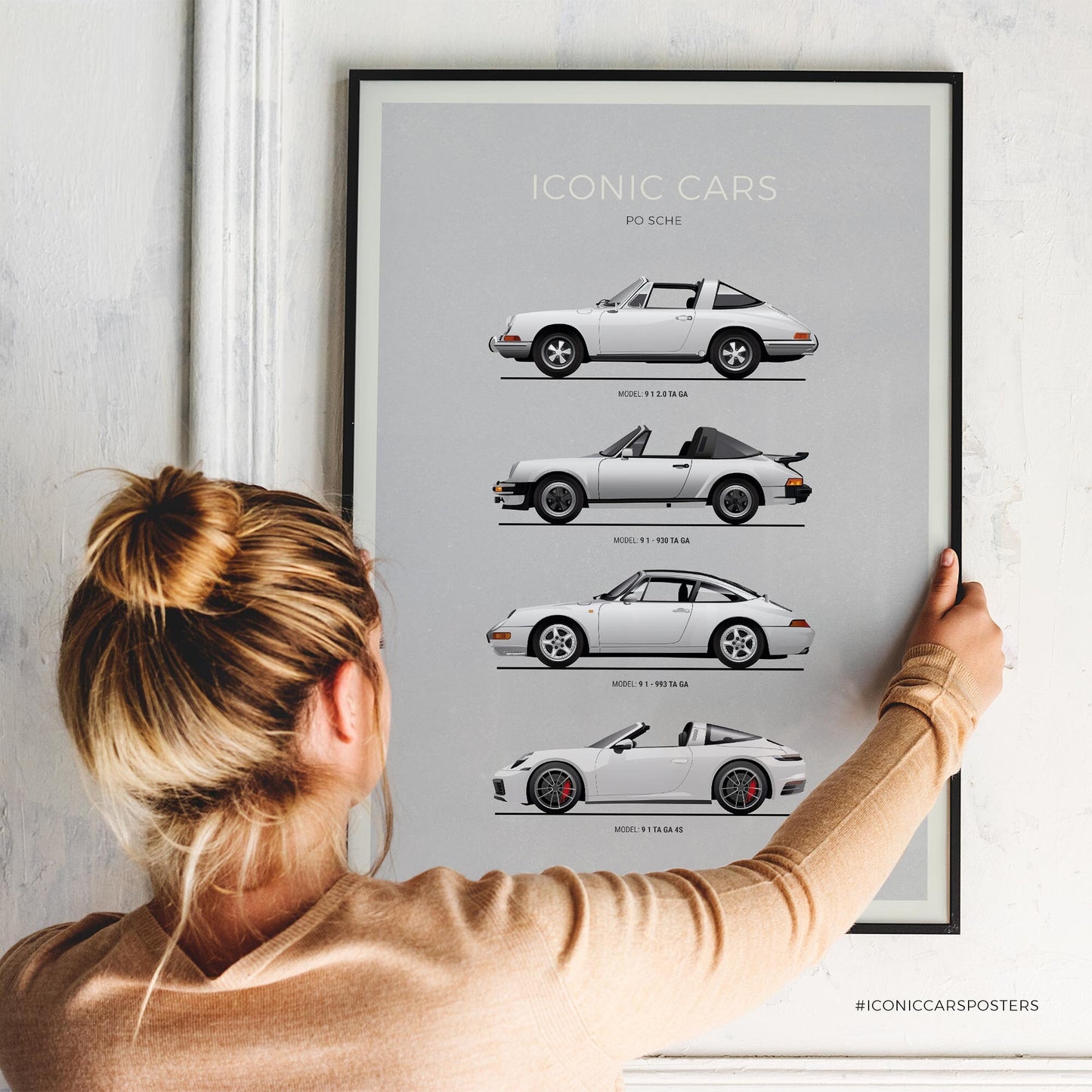 Porsche Targa Evolution Poster (Unframed)