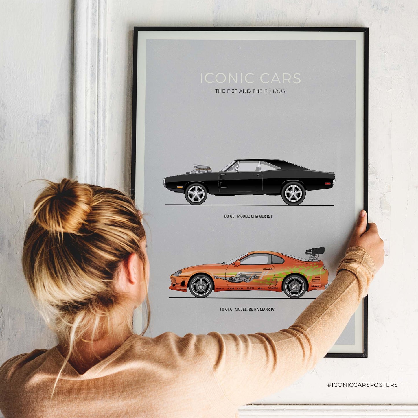 Fast and Furious Car Poster (Unframed)
