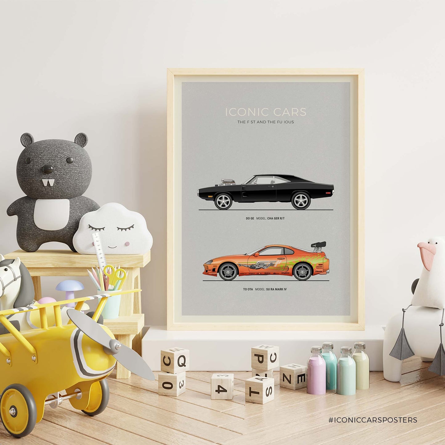 Fast and Furious Car Poster (Unframed)