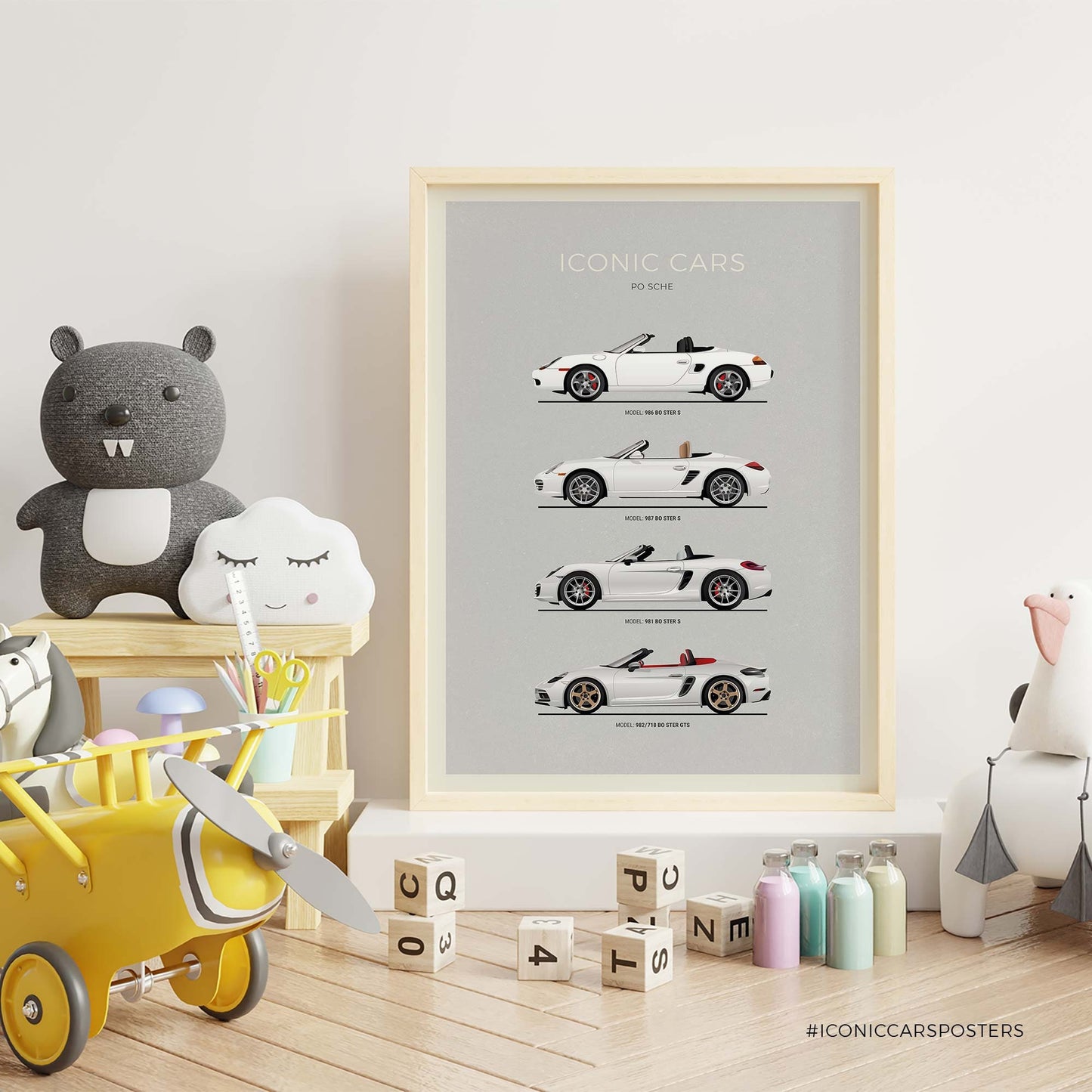 Porsche Boxster Evolution Poster (Unframed)