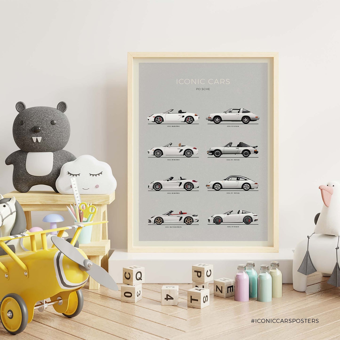 Porsche Boxster and Targa Evolution Poster (Unframed)