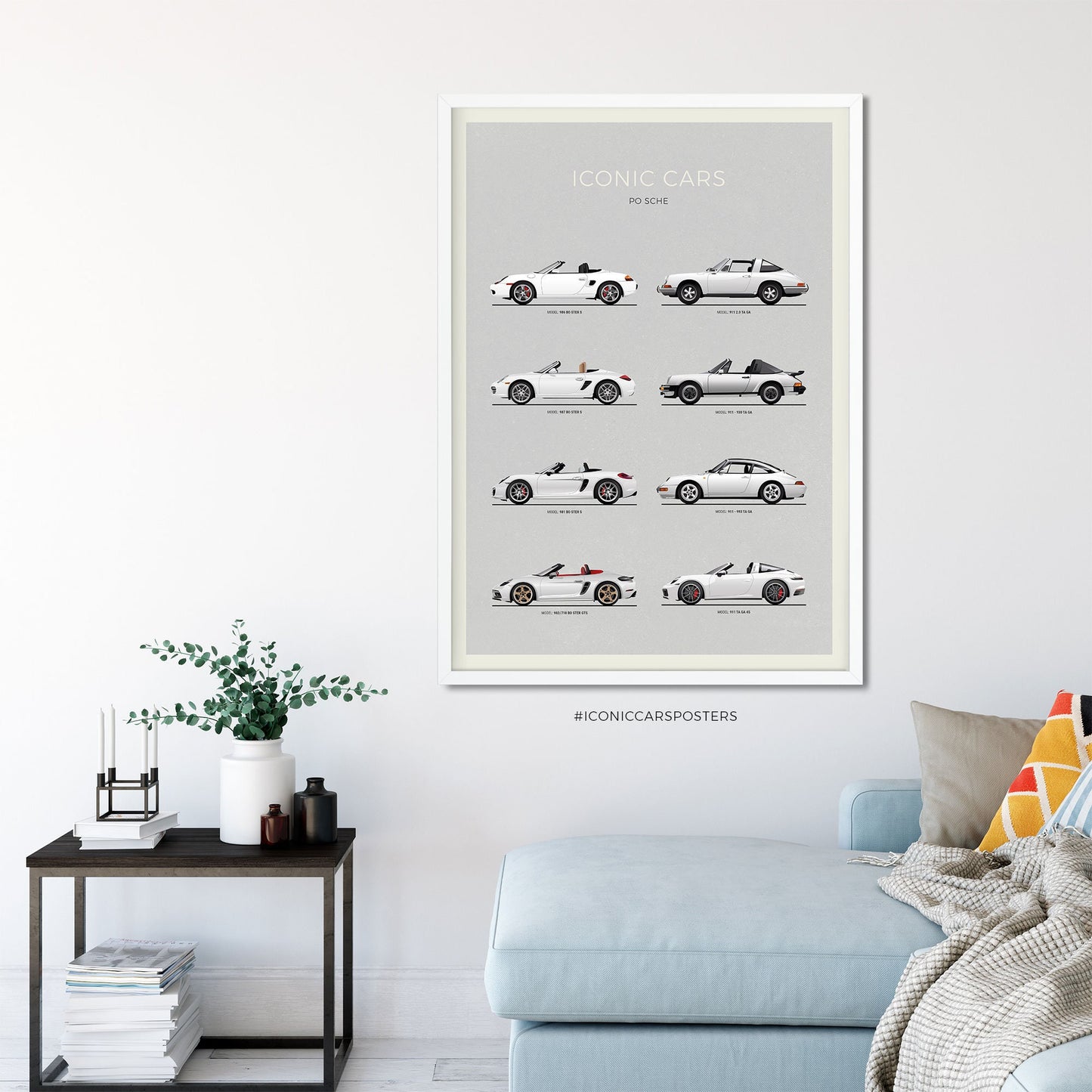 Porsche Boxster and Targa Evolution Poster (Unframed)
