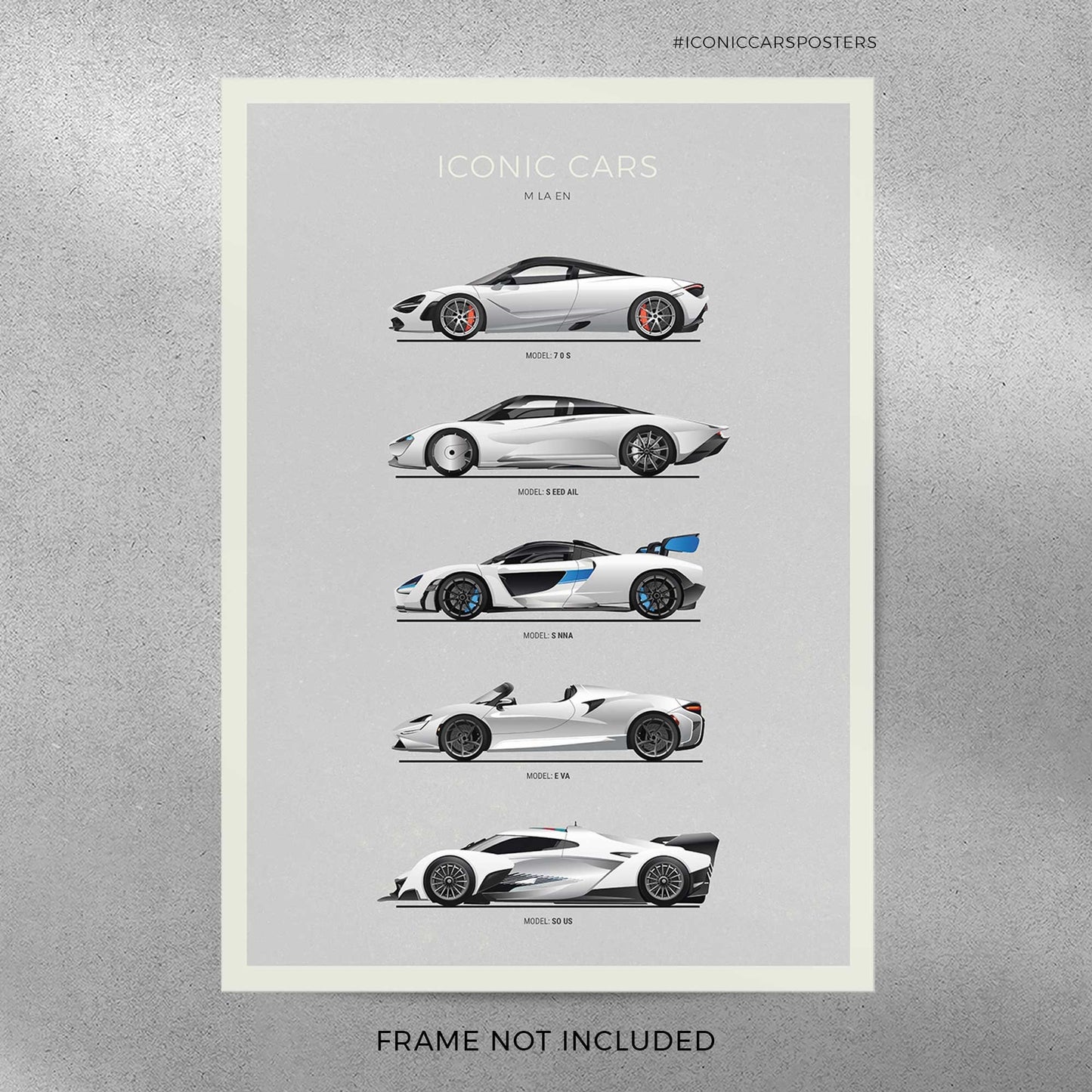 McLaren Car Poster (Unframed)