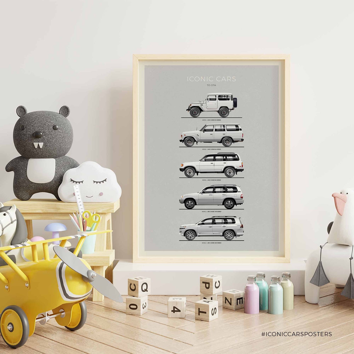Toyota Land Cruiser Evolution Poster (Unframed)