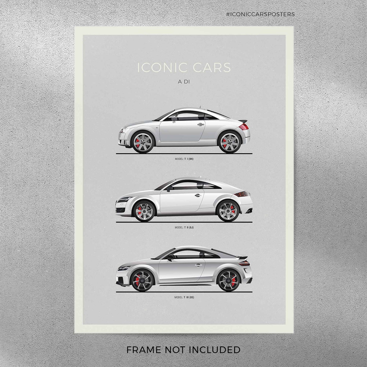 Audi TT Evolution Poster (Unframed)