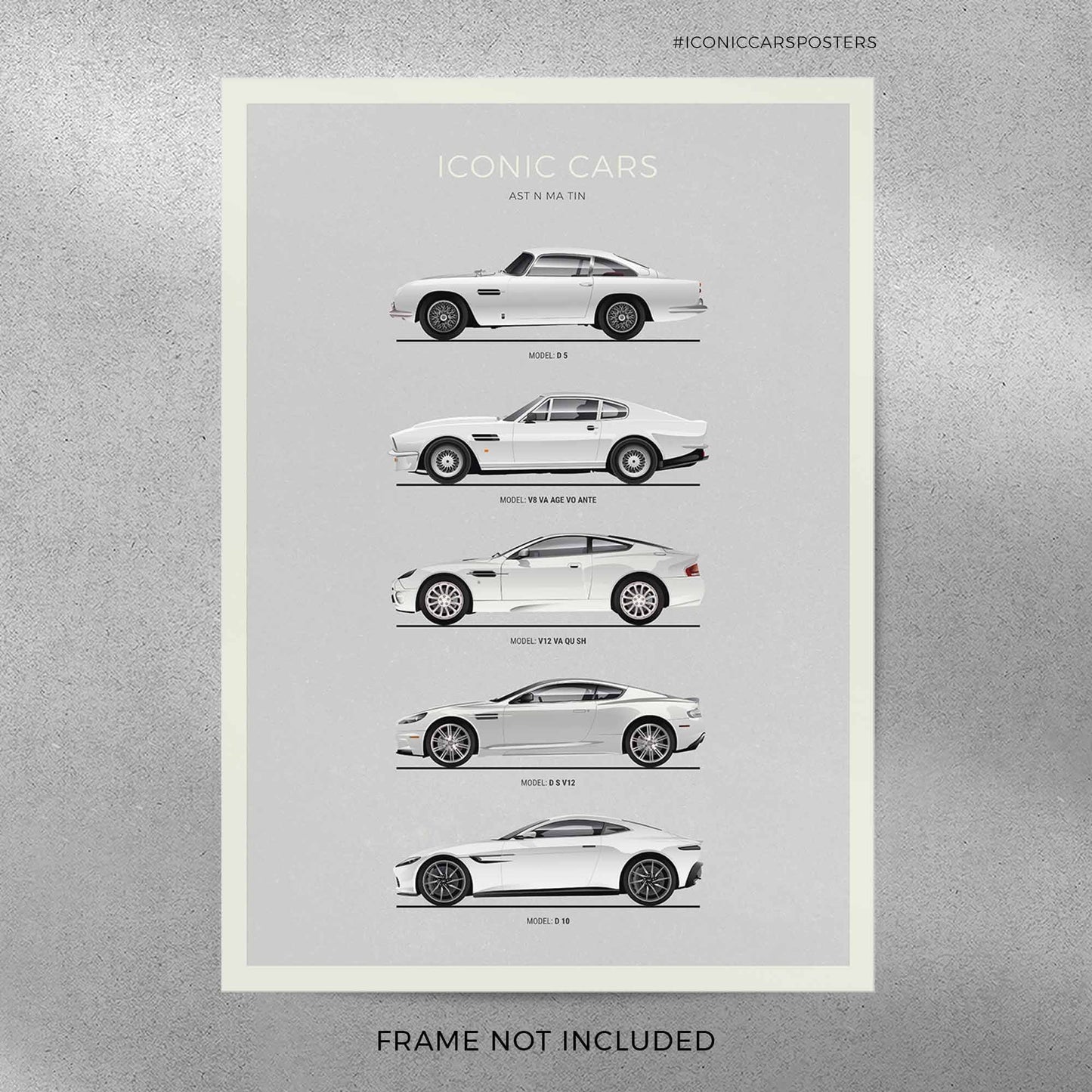 Aston Martin Evolution Car Poster (Unframed)