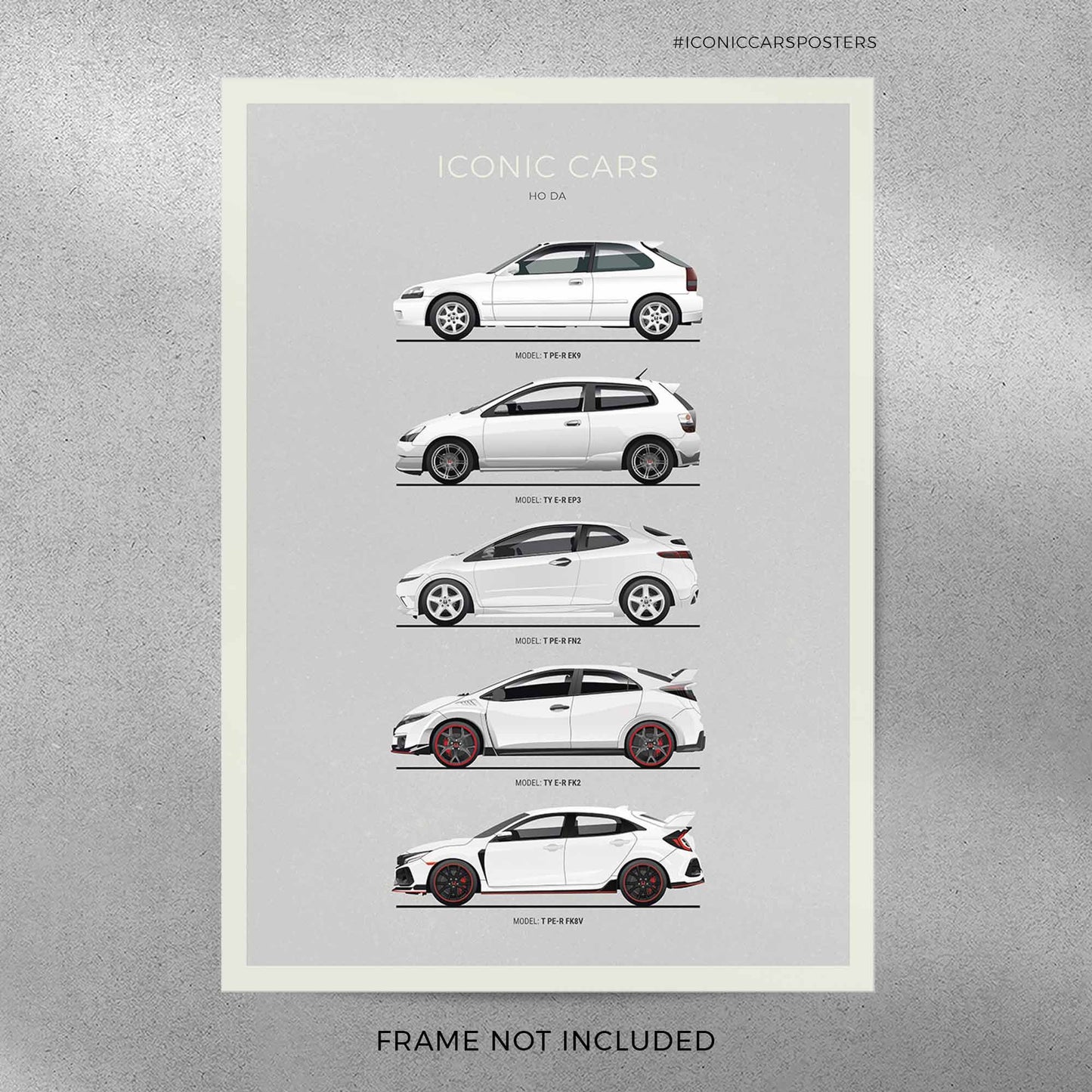 Honda Civic Evolution Poster (Unframed)