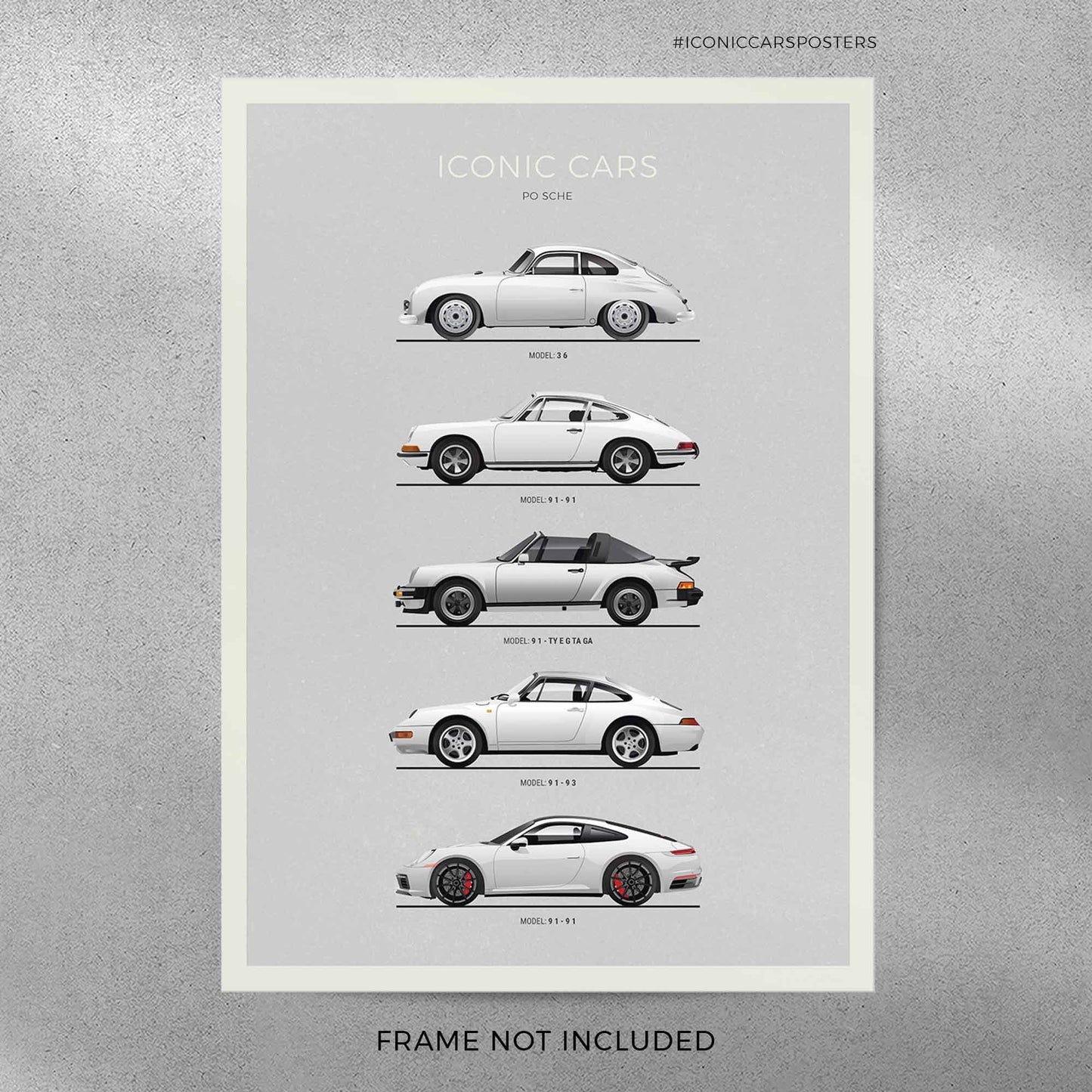 Porsche Poster (Unframed)