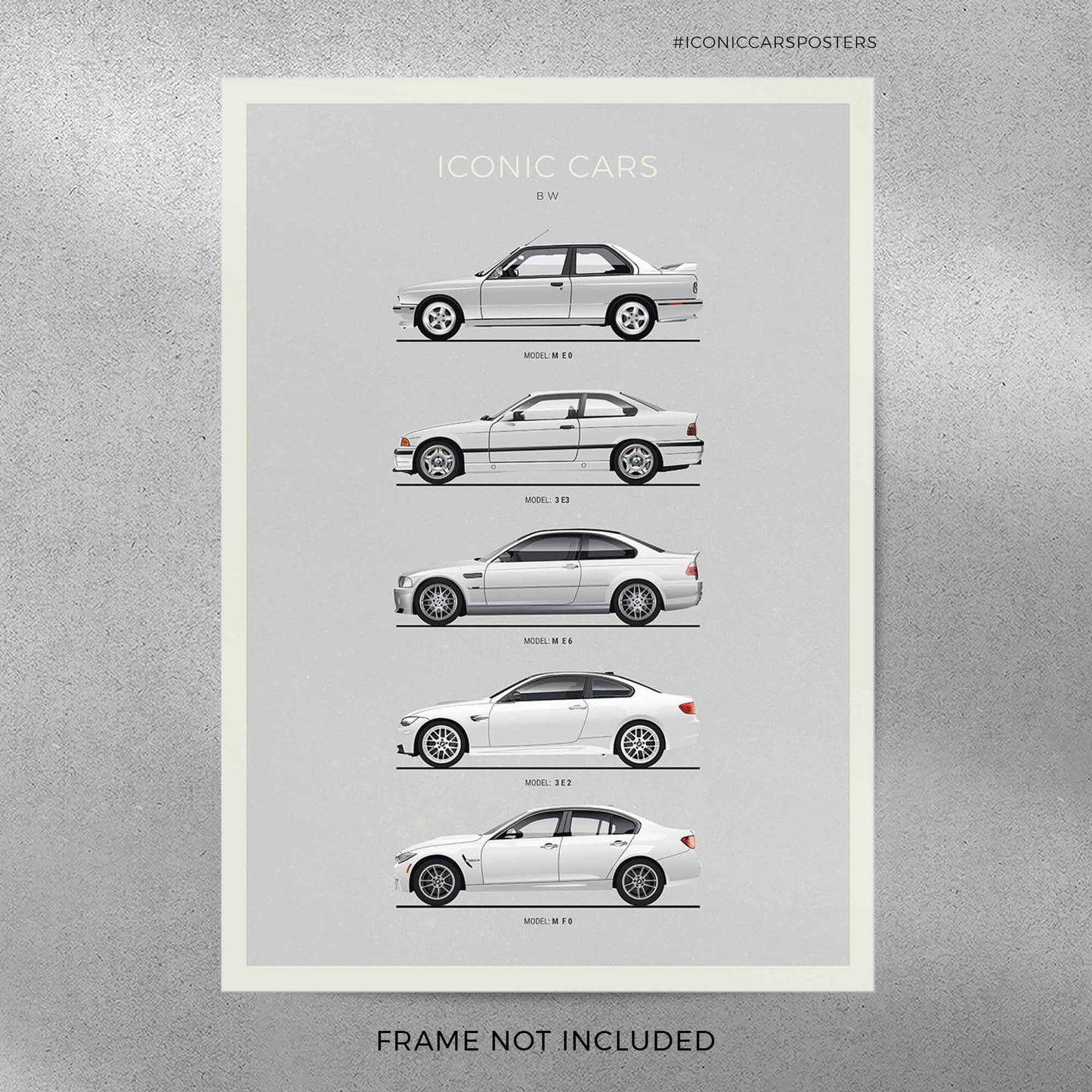 BMW M3 Evolution Poster (Unframed)