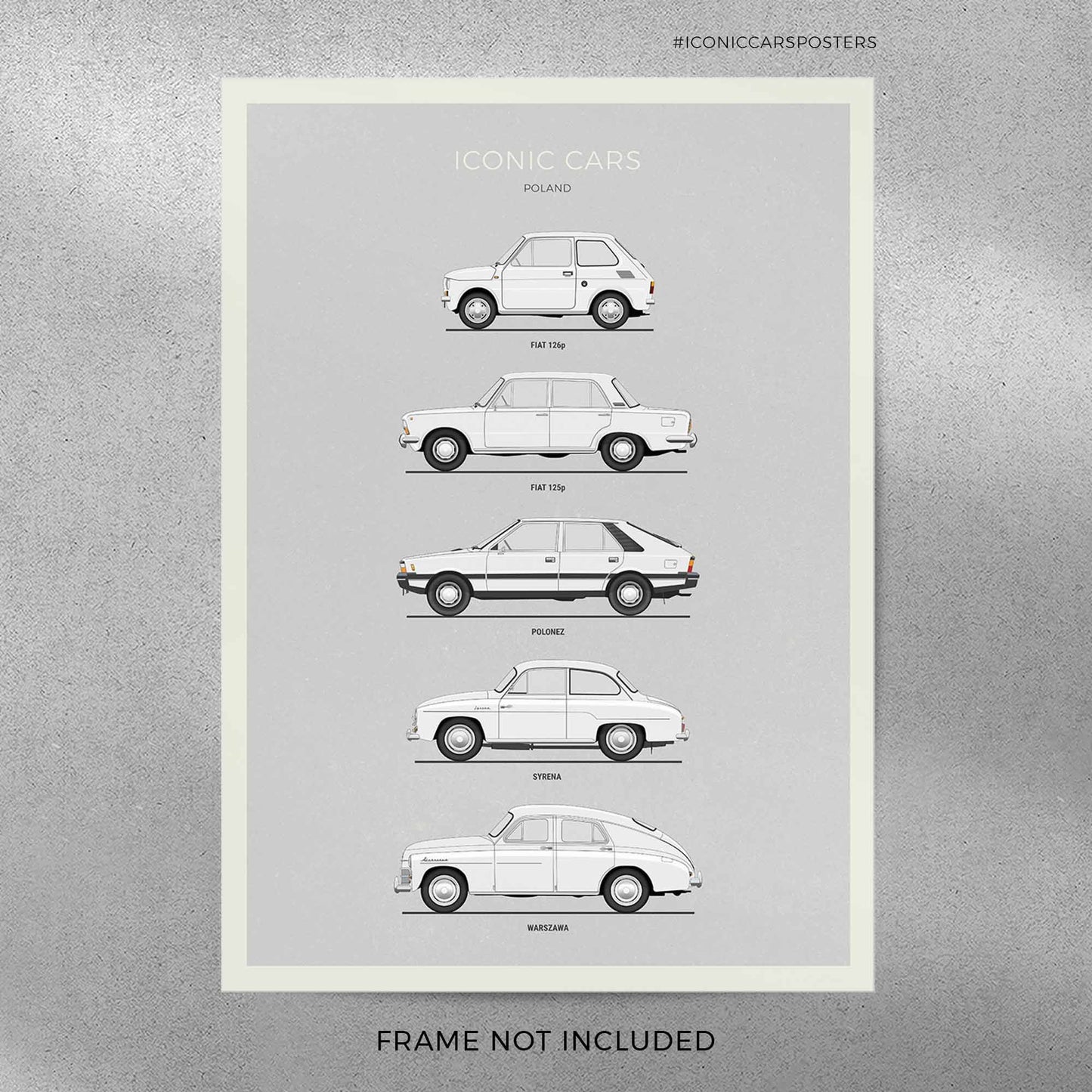 Classic Cars from Poland (Unframed)