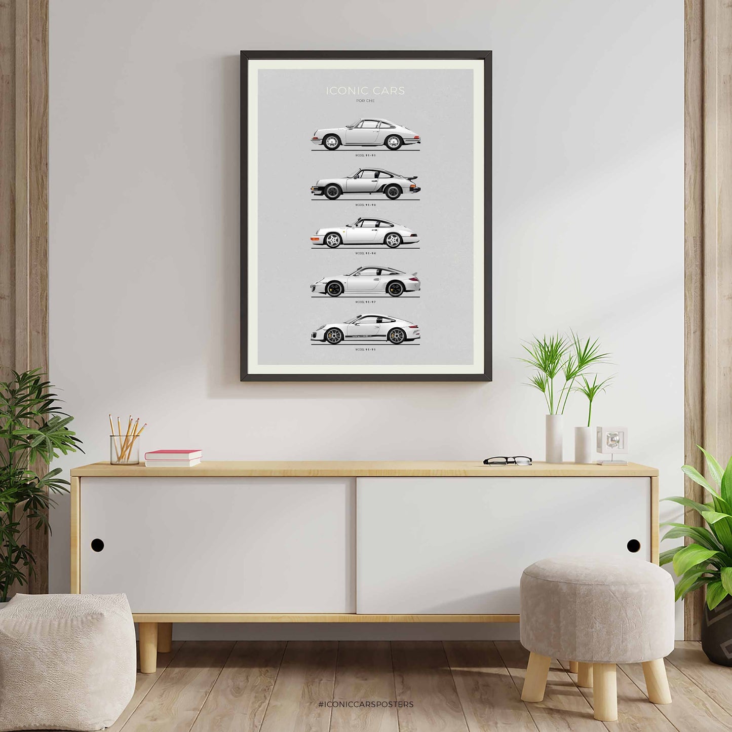 Porsche 911 Evolution Poster (Unframed)