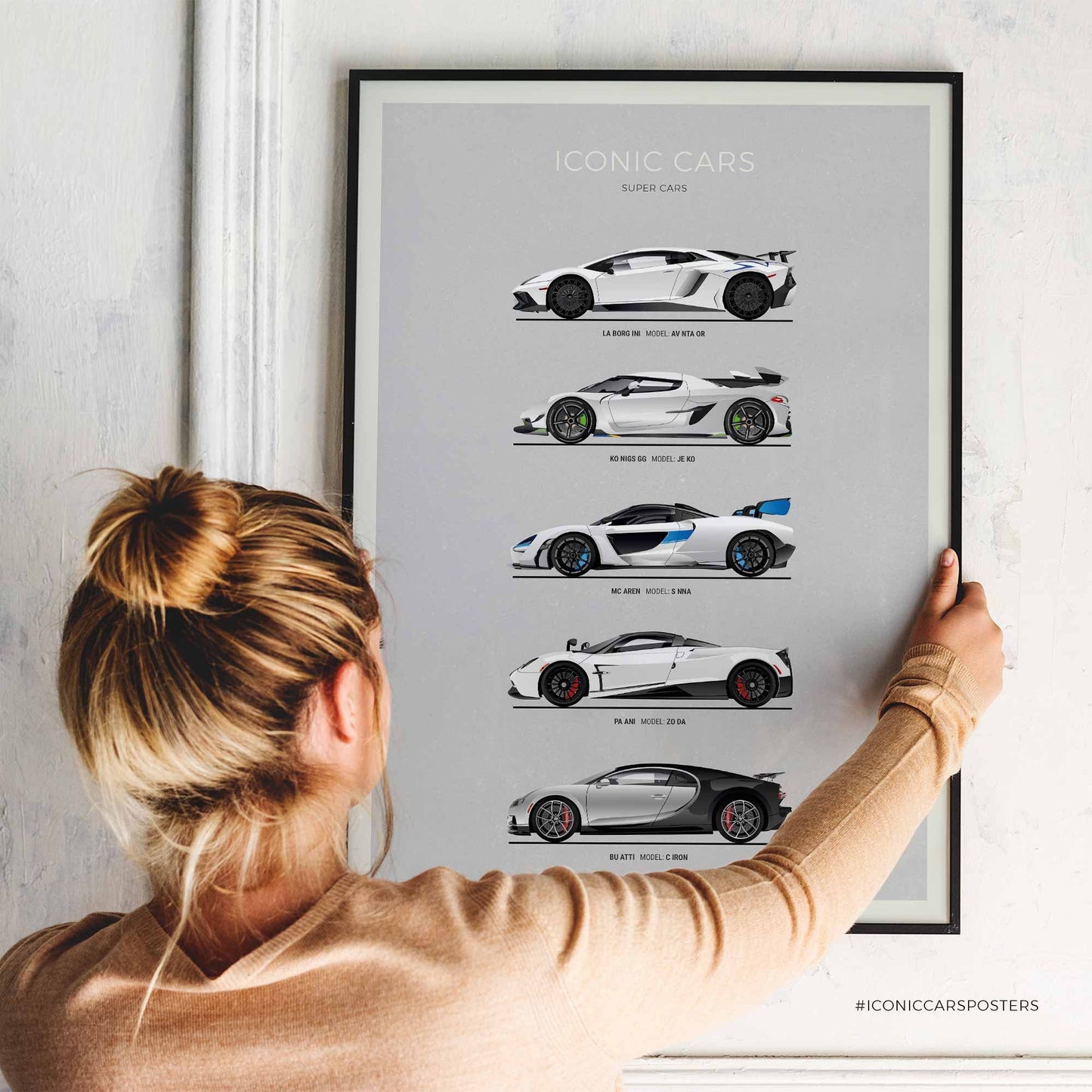 Super Cars Print (Unframed)