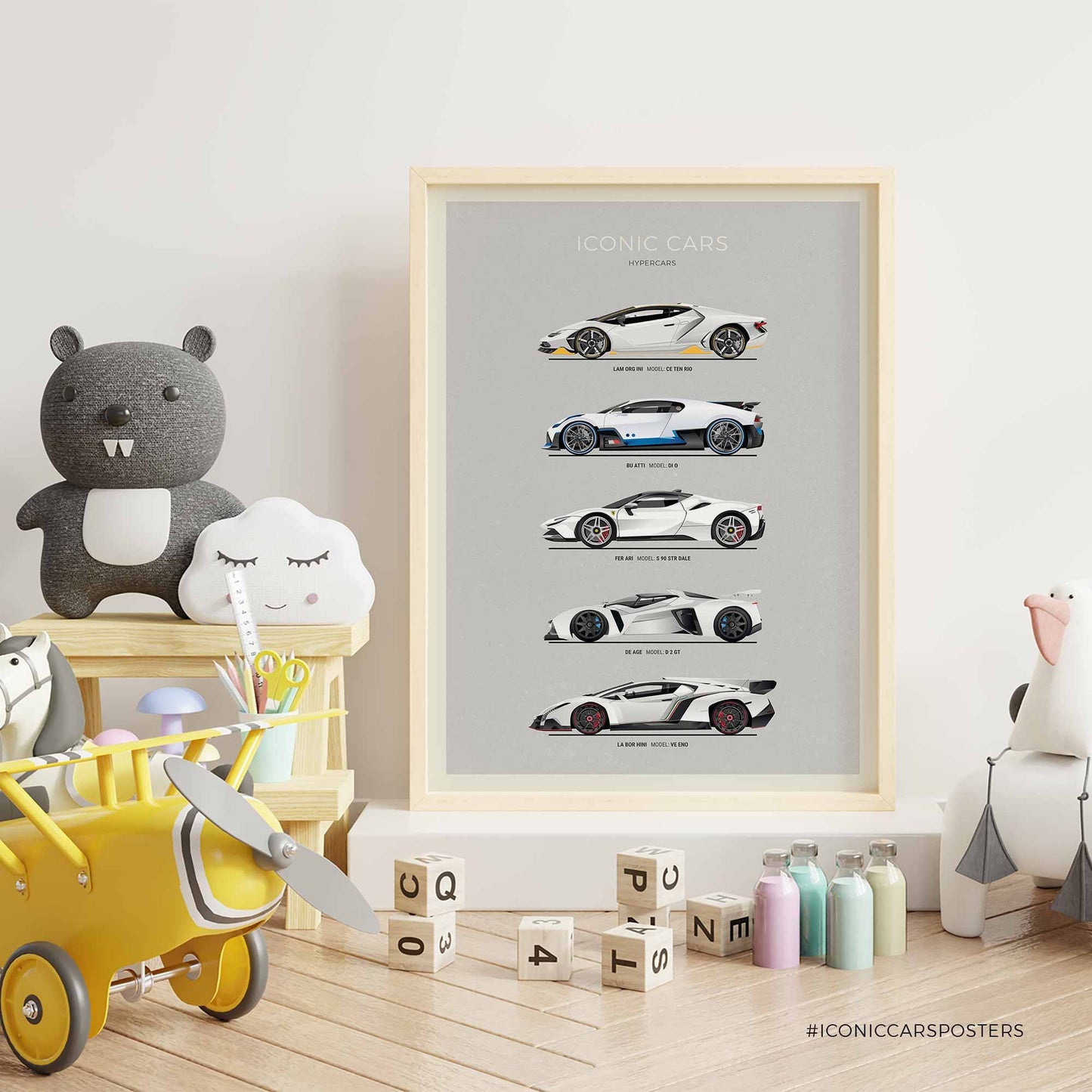 Hypercars Poster (Unframed)