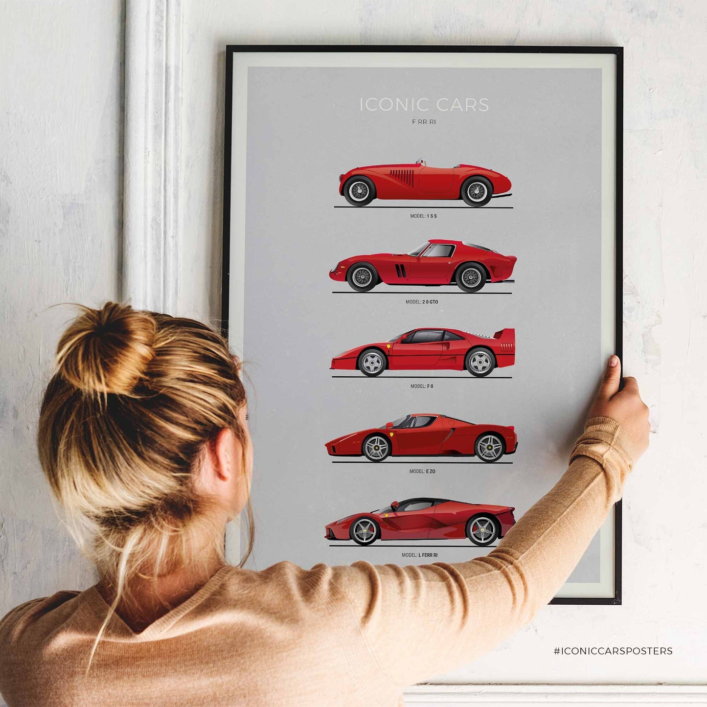 Ferrari Evolution Poster (Unframed)