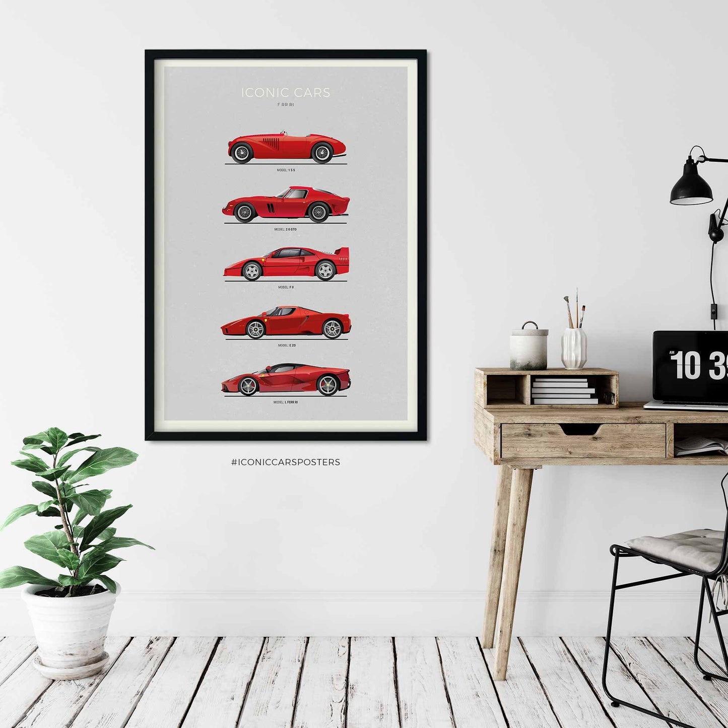 Ferrari Evolution Poster (Unframed)