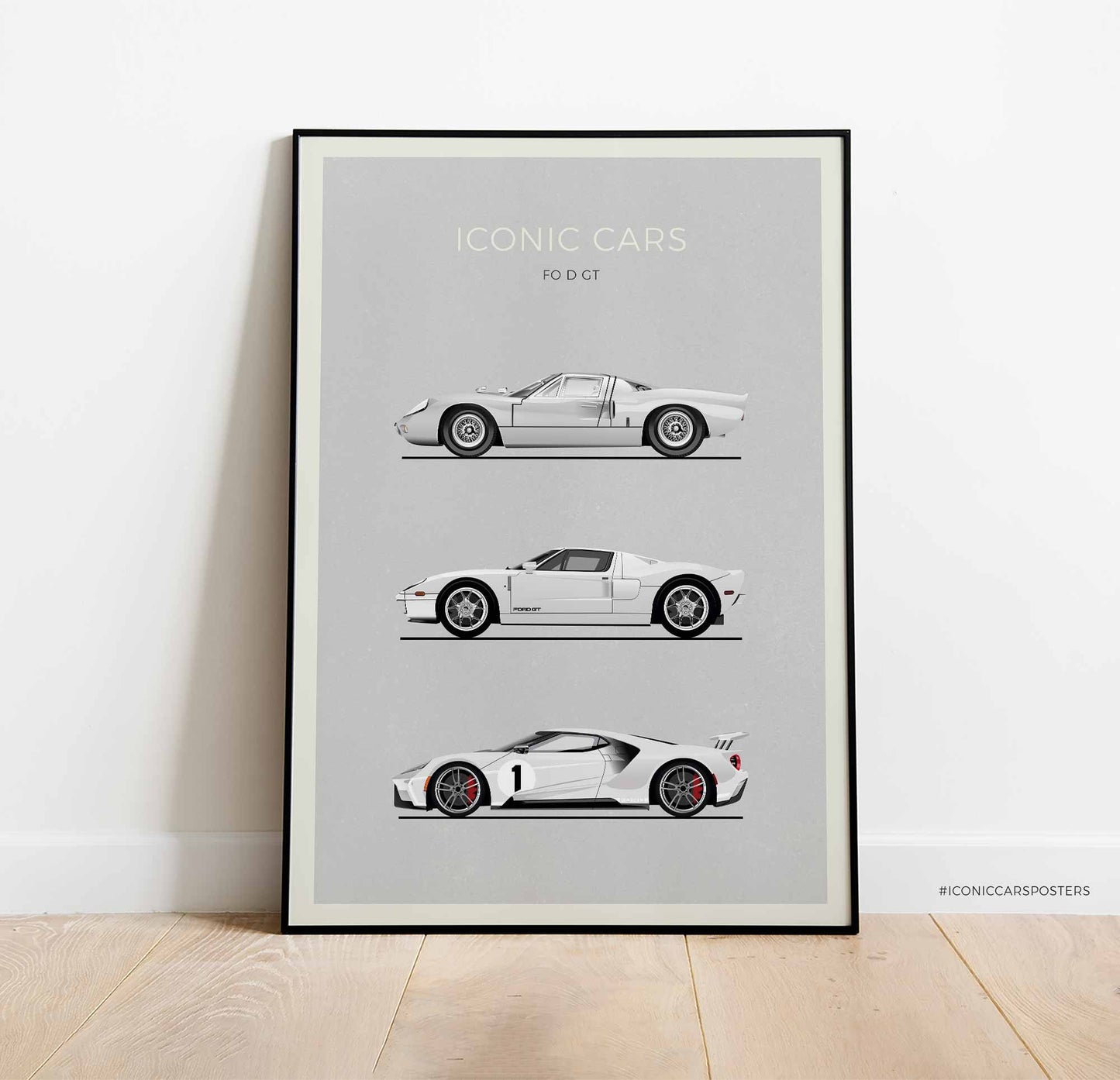 Ford GT Evolution Poster (Unframed)