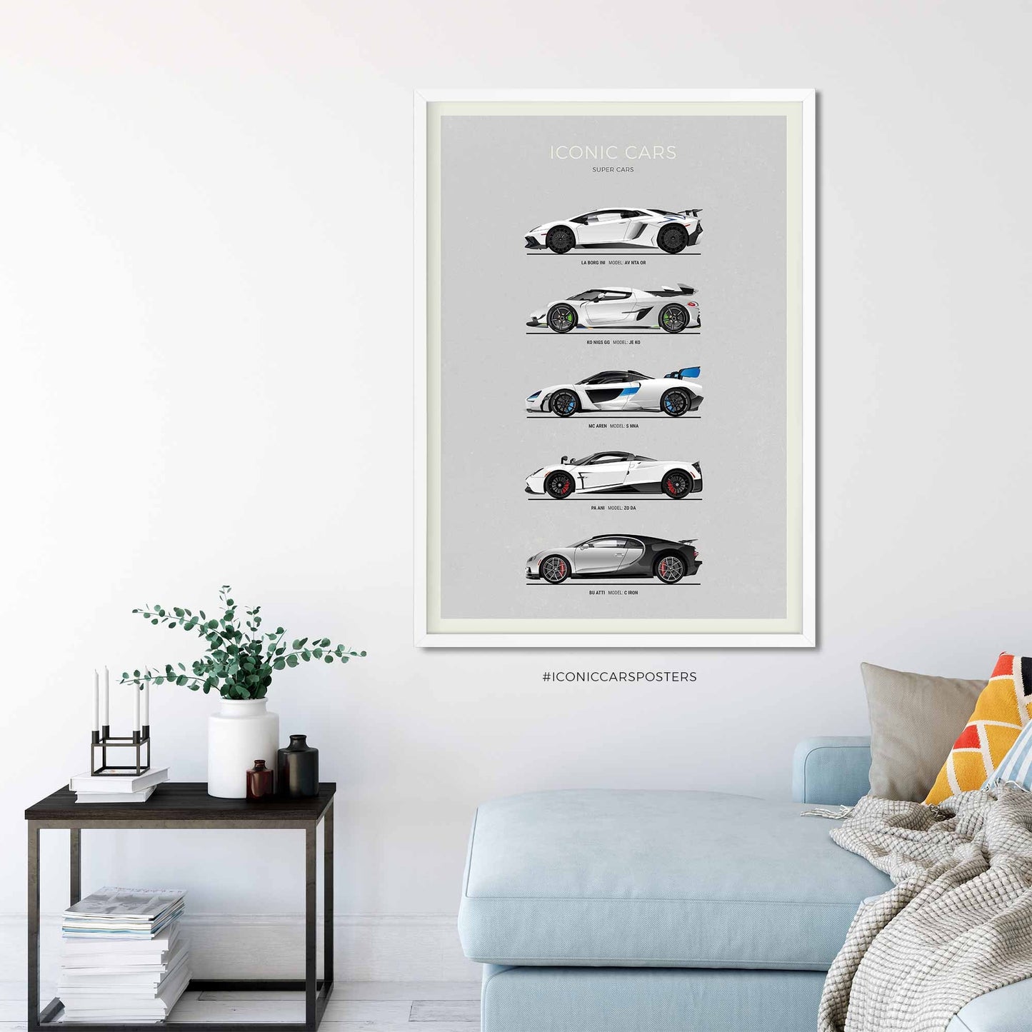 Super Cars Print (Unframed)
