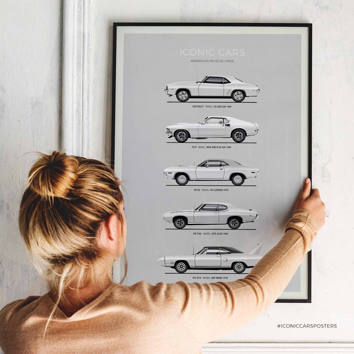 American Muscle Cars Poster (Unframed)