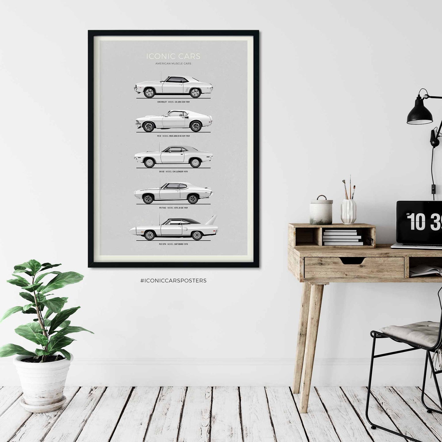 American Muscle Cars Poster (Unframed)