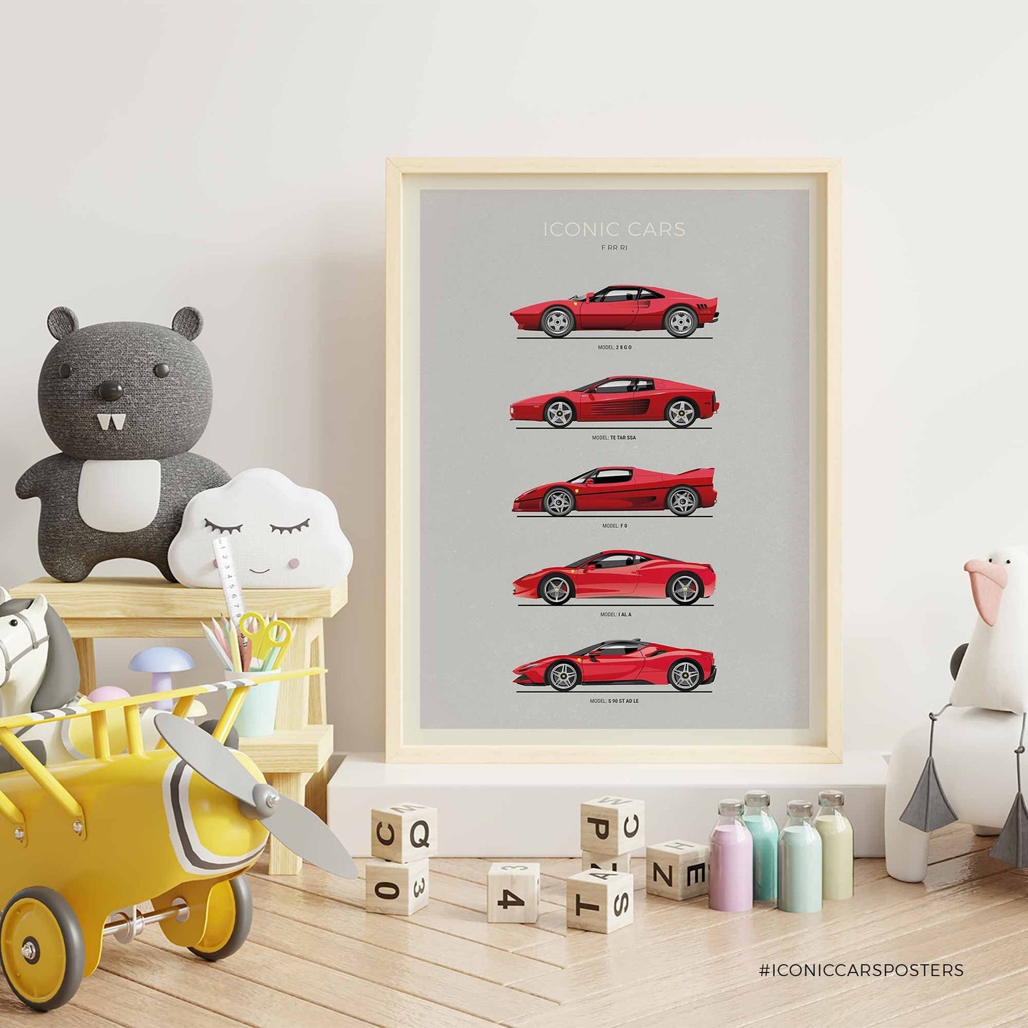 Ferrari Evolution Print (Unframed)