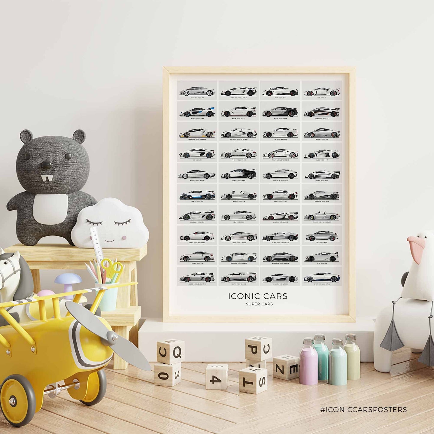 Supercars Poster (Unframed)