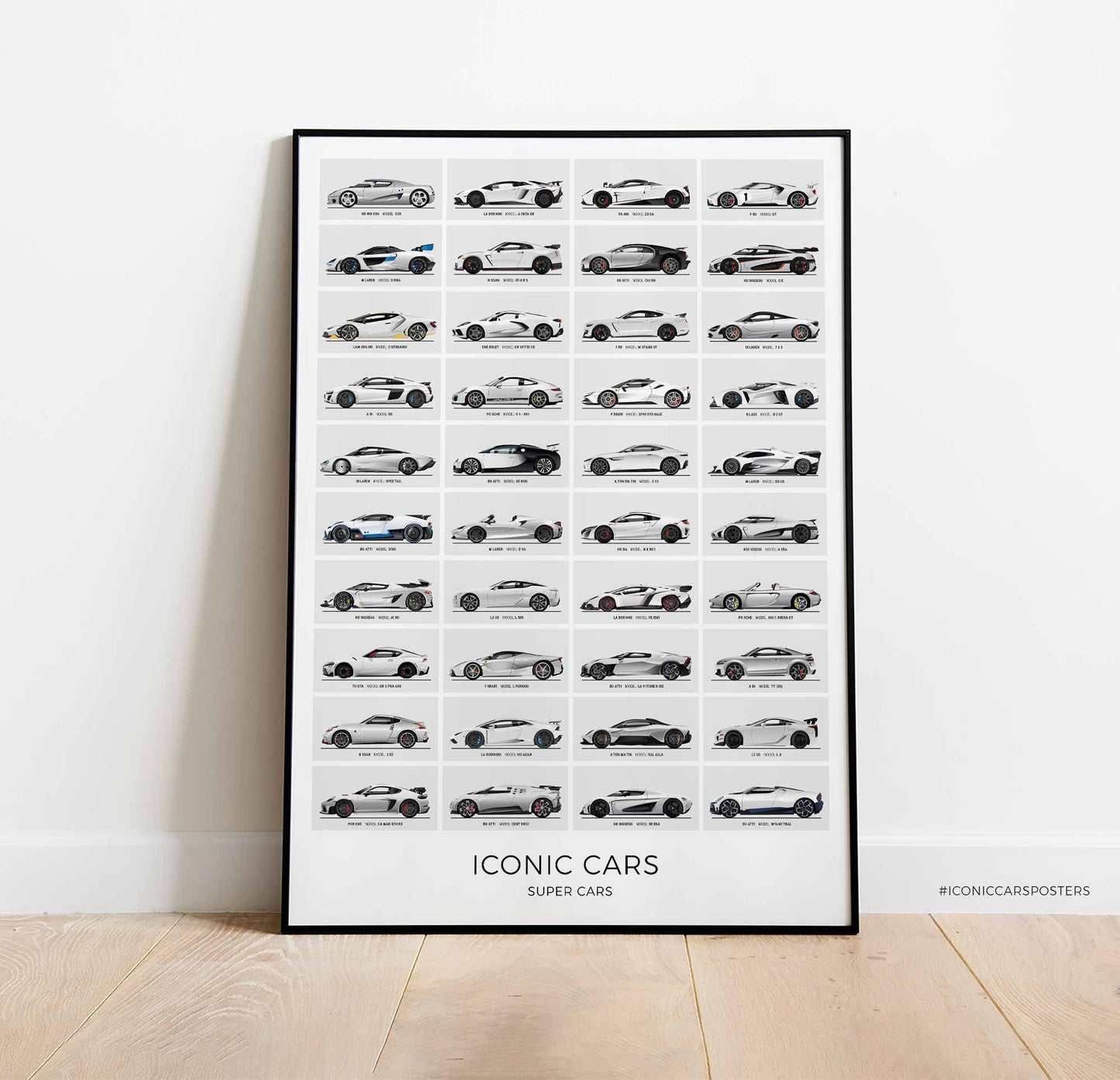 Supercars Poster (Unframed)