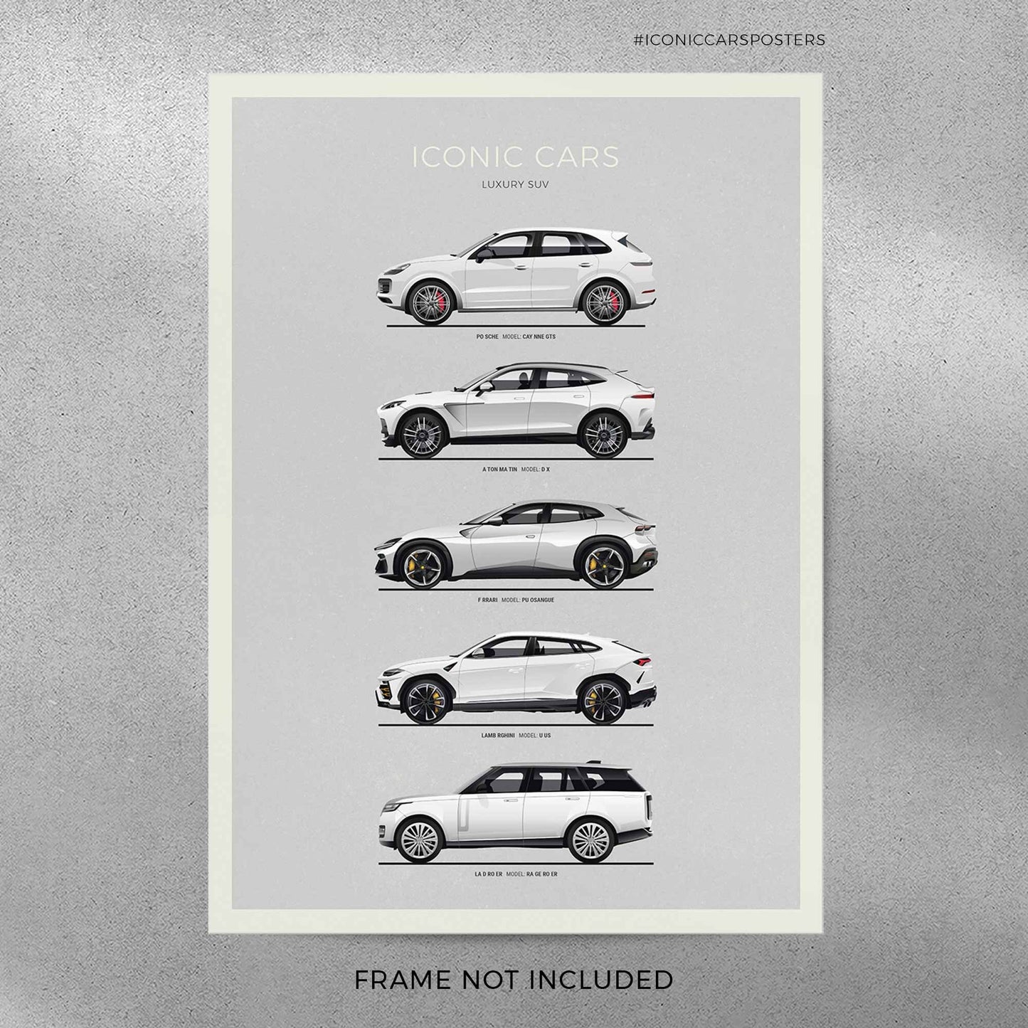 SUV 4x4 Car Print (Unframed)