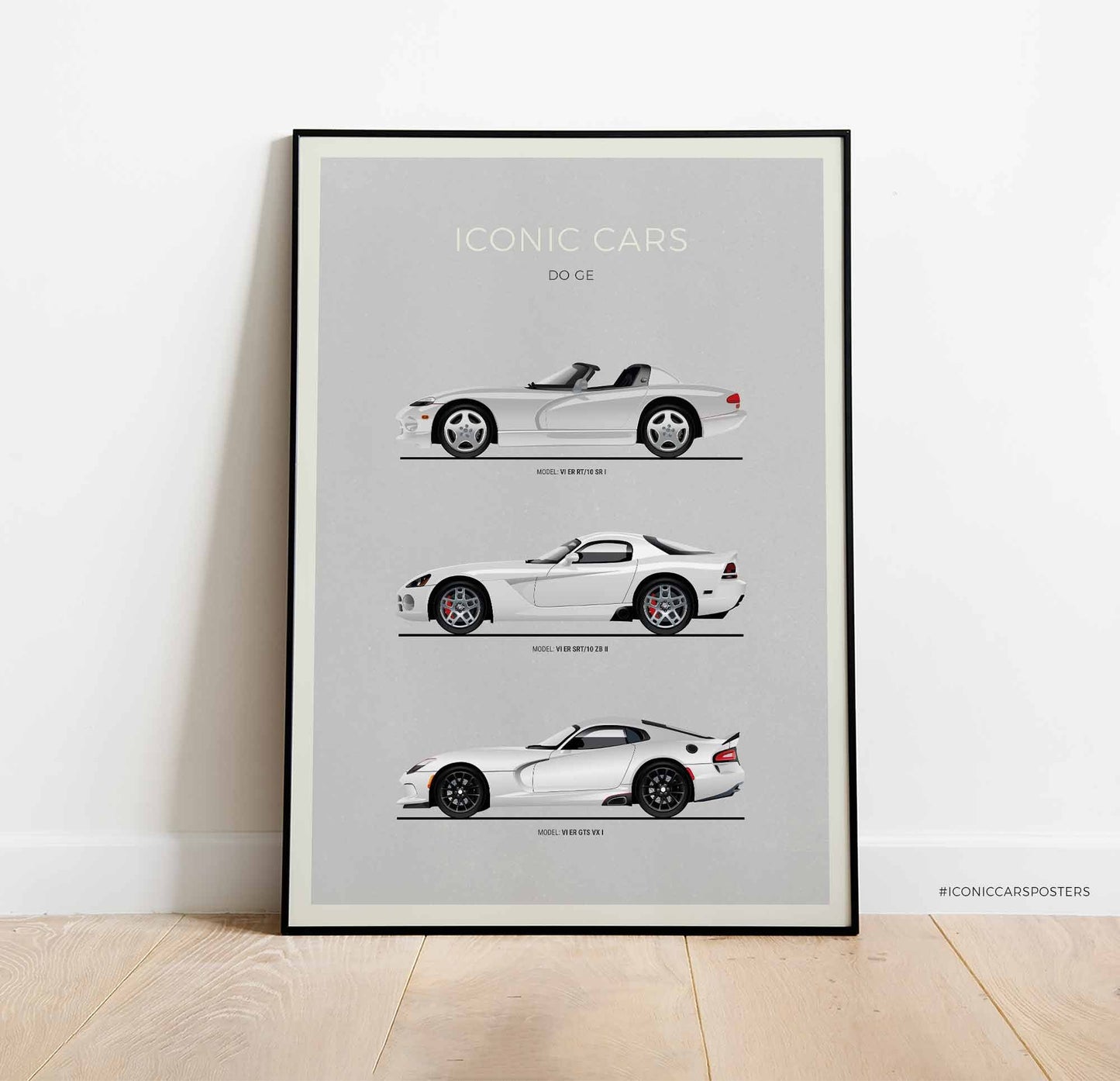 Dodge Viper Evolution Poster (Unframed)