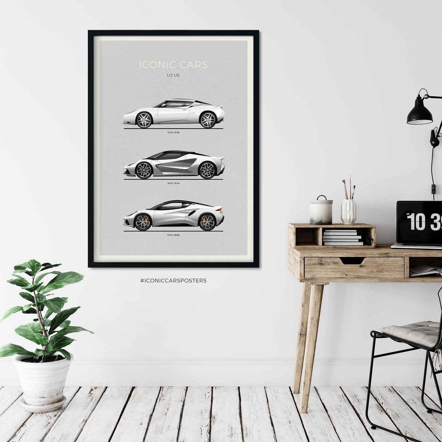 Lotus Car Evolution Poster (Unframed)