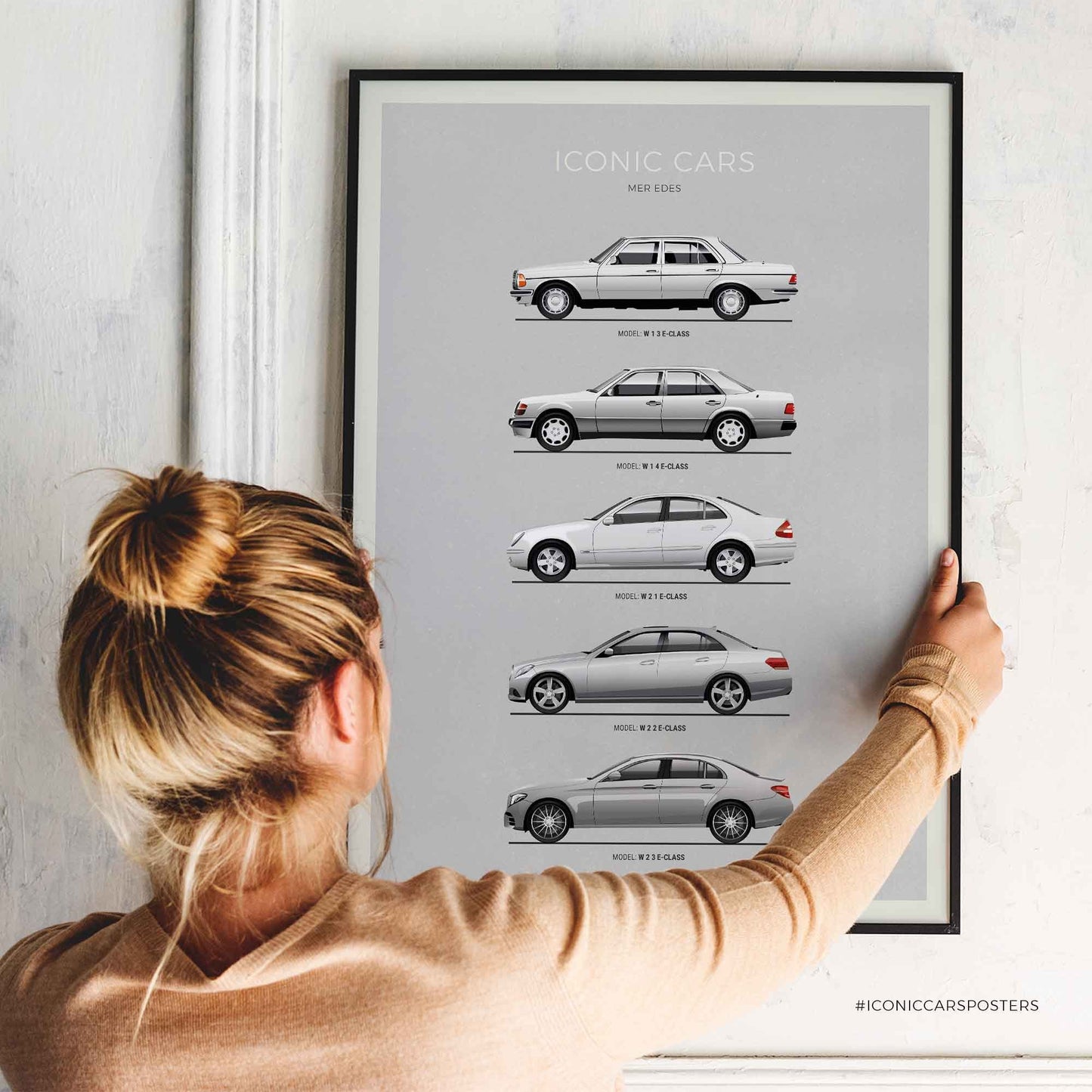 Mercedes E-Class Evolution Poster (Unframed)