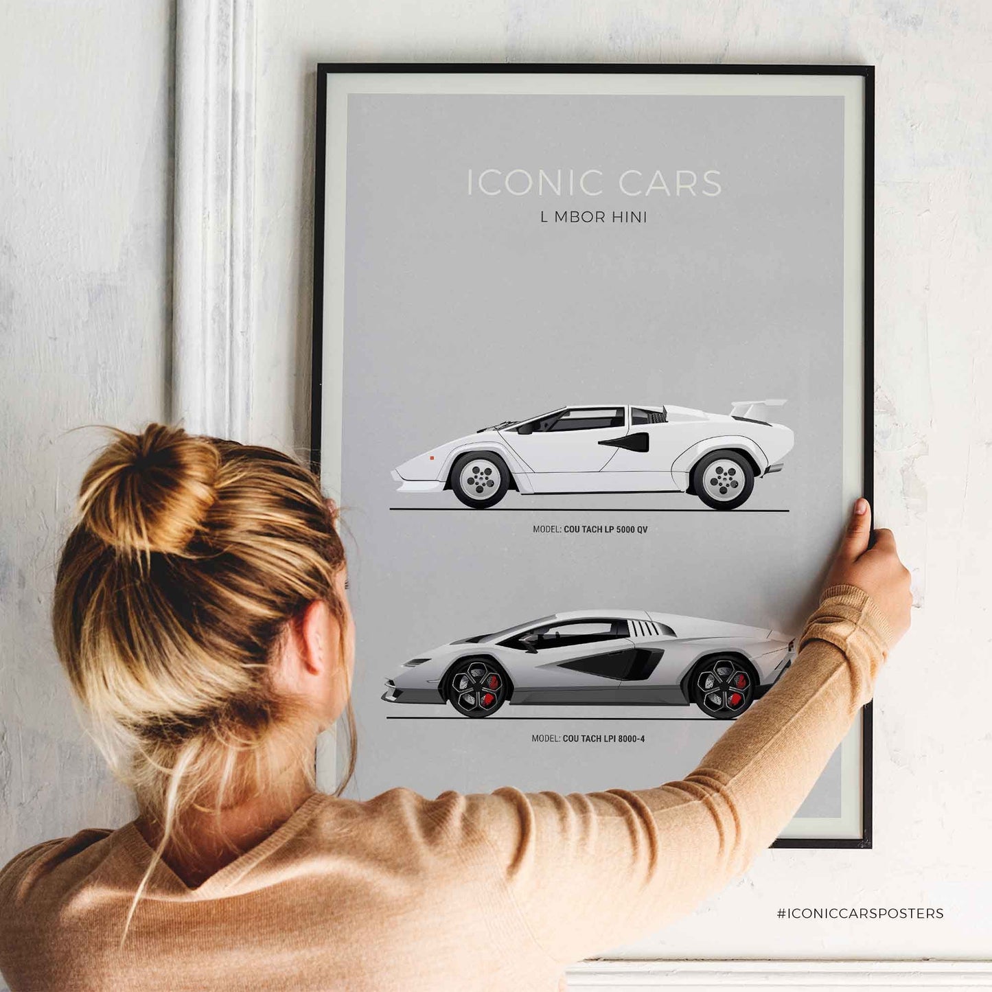 Lamborghini Countach Evolution Poster (Unframed)